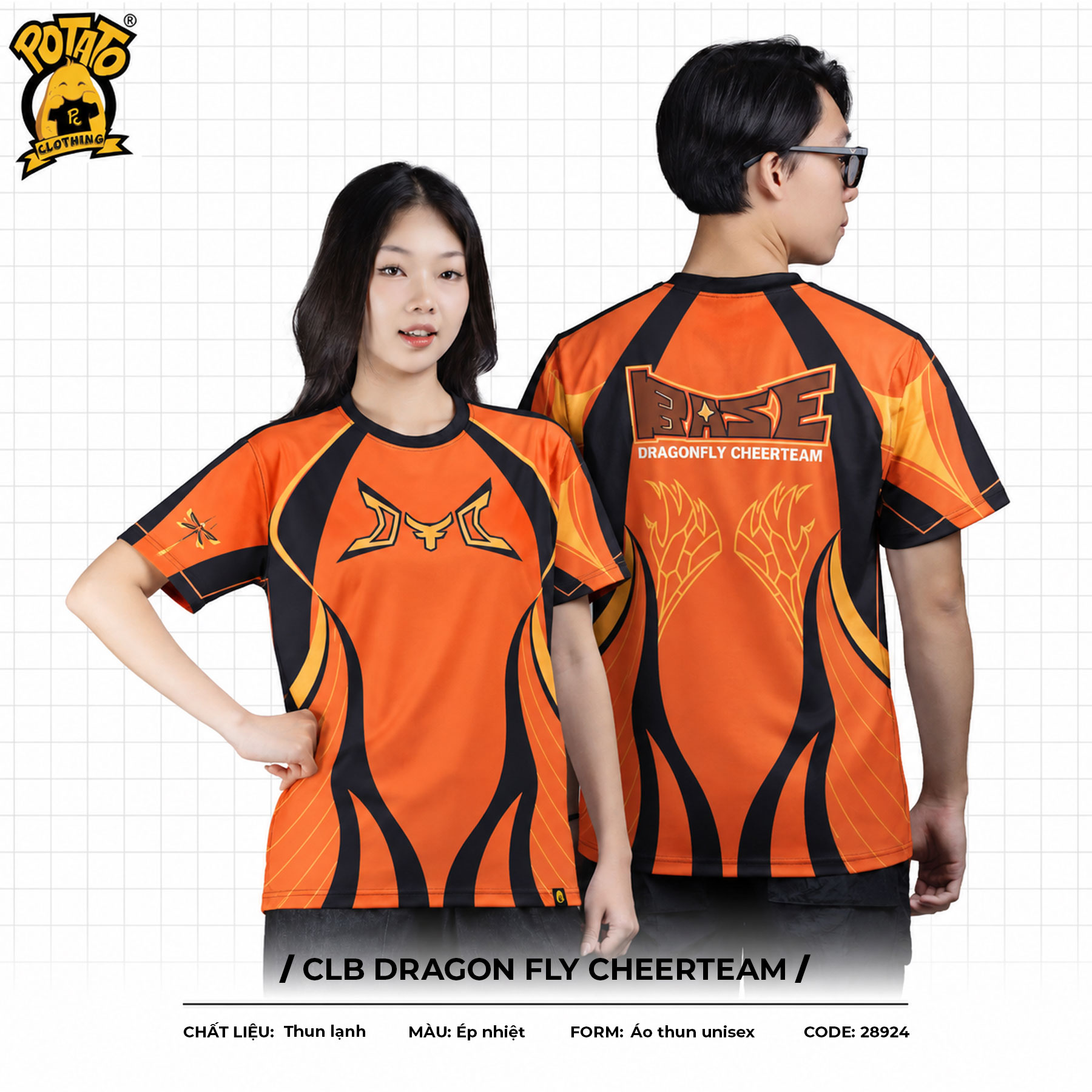 Đồng phục áo thun CLB Dragon Fly Cheerteam