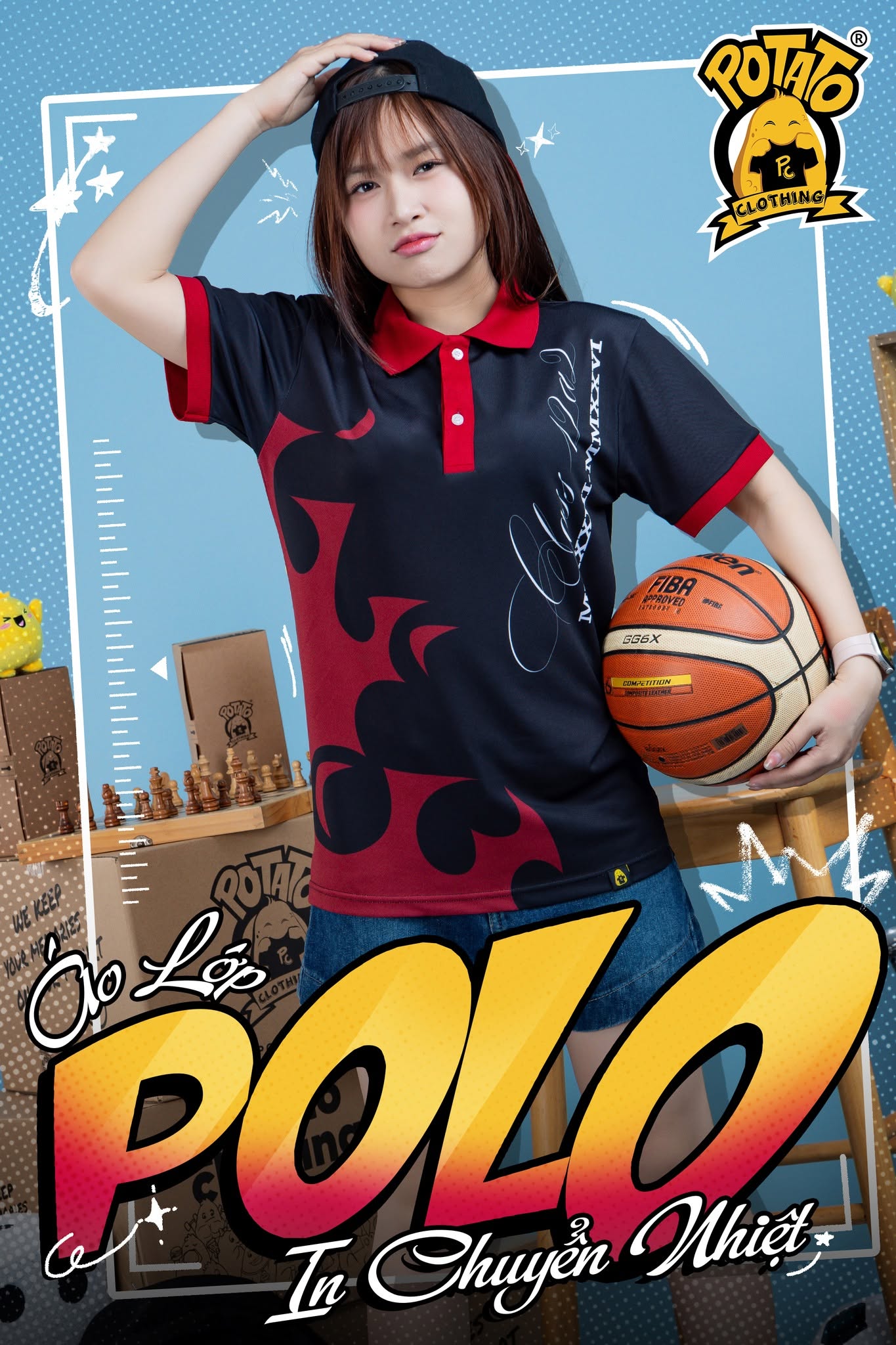 Áo lớp polo 12A2 - Marie Curie