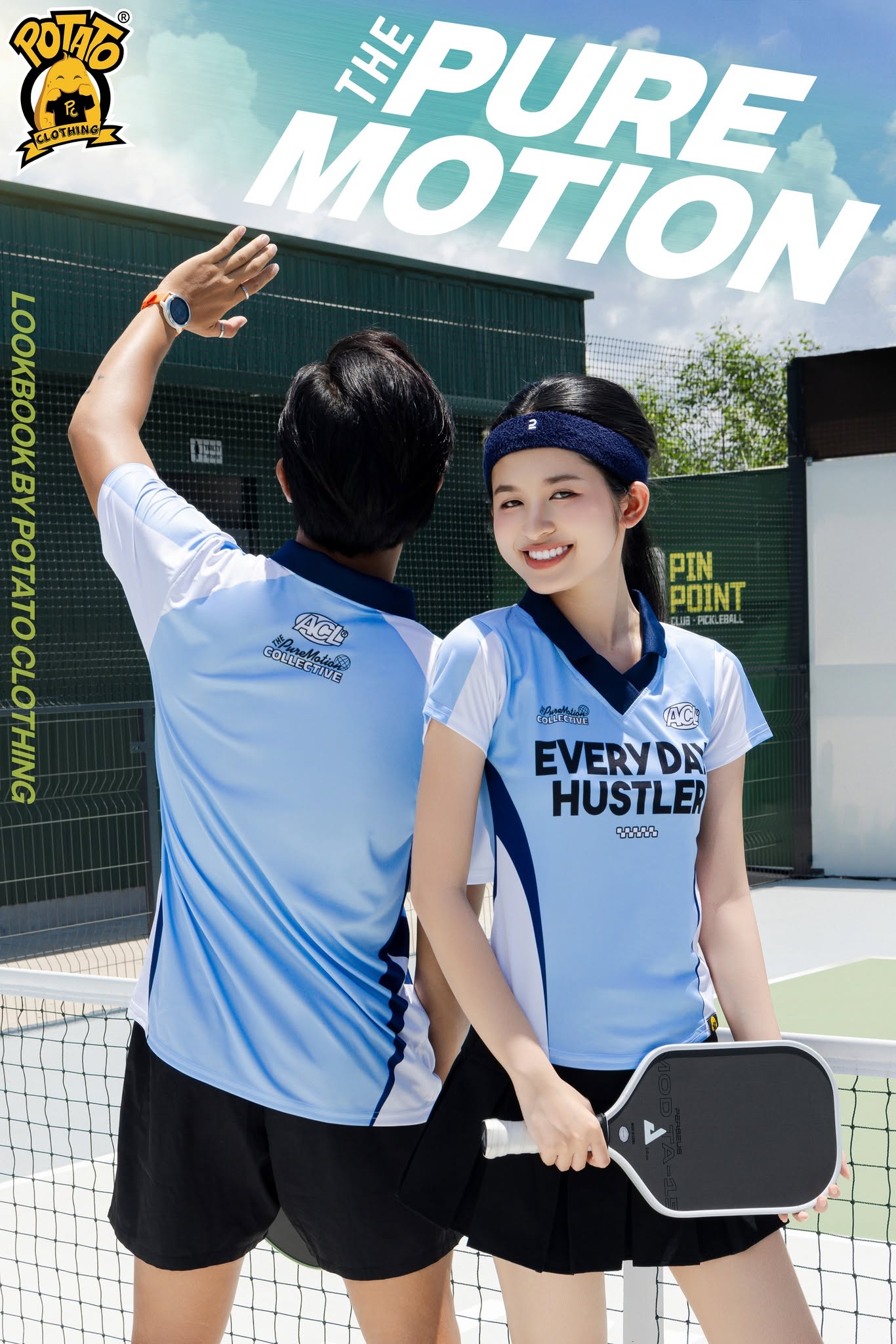 BST Đồng phục Pickleball The Puremotion Xanh Dương