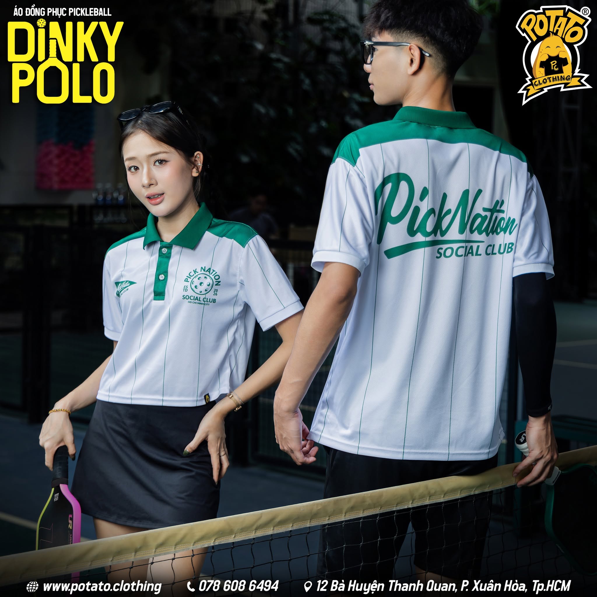 BST Đồng phục Dinky Polo Trắng