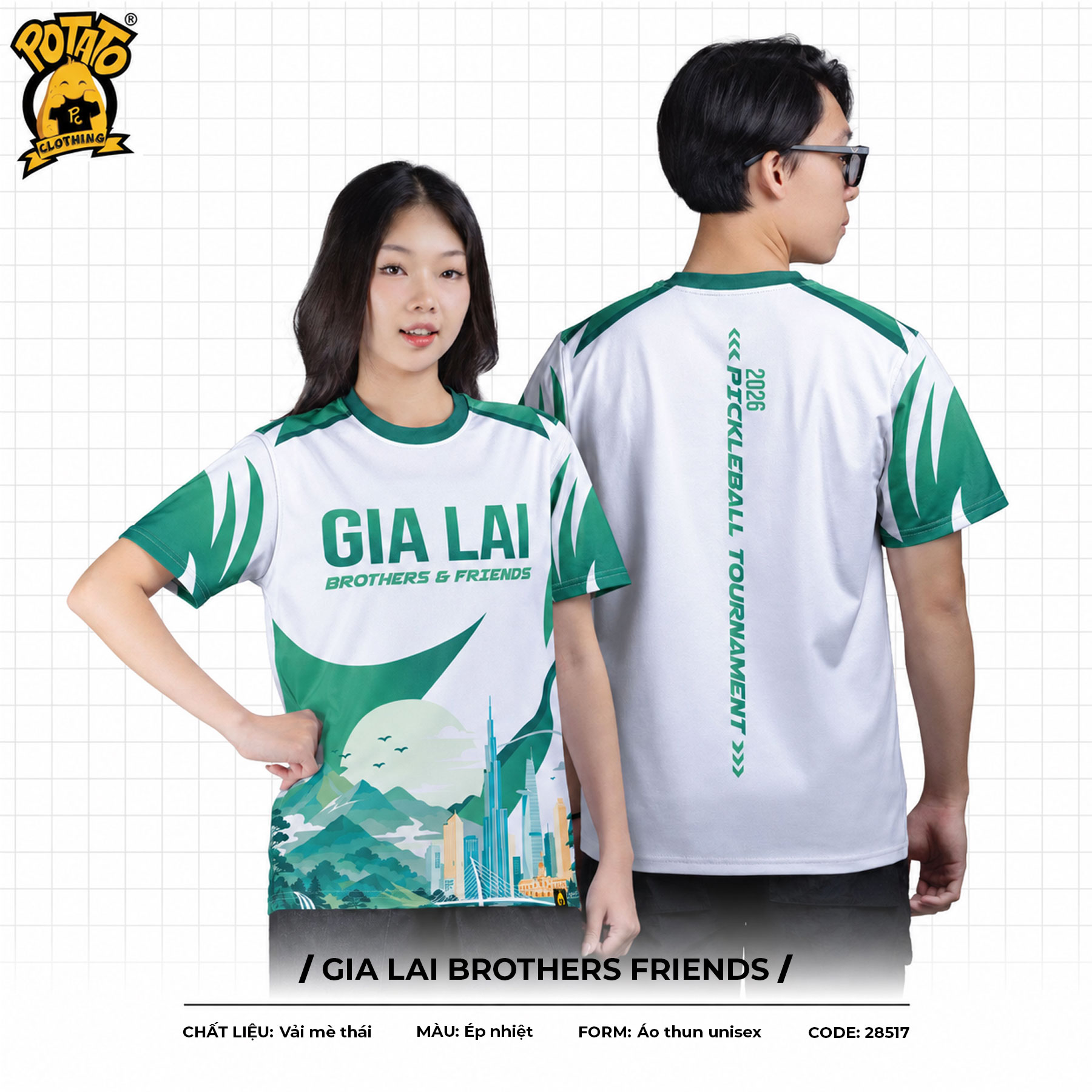 Đồng phục thể thao GIA LAI BROTHERS FRIENDS