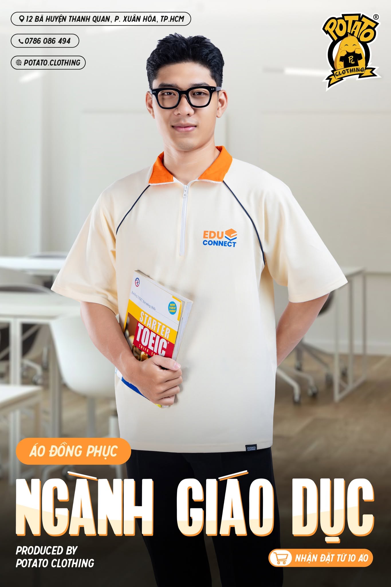 Đồng phục zippy polo Edu Connect