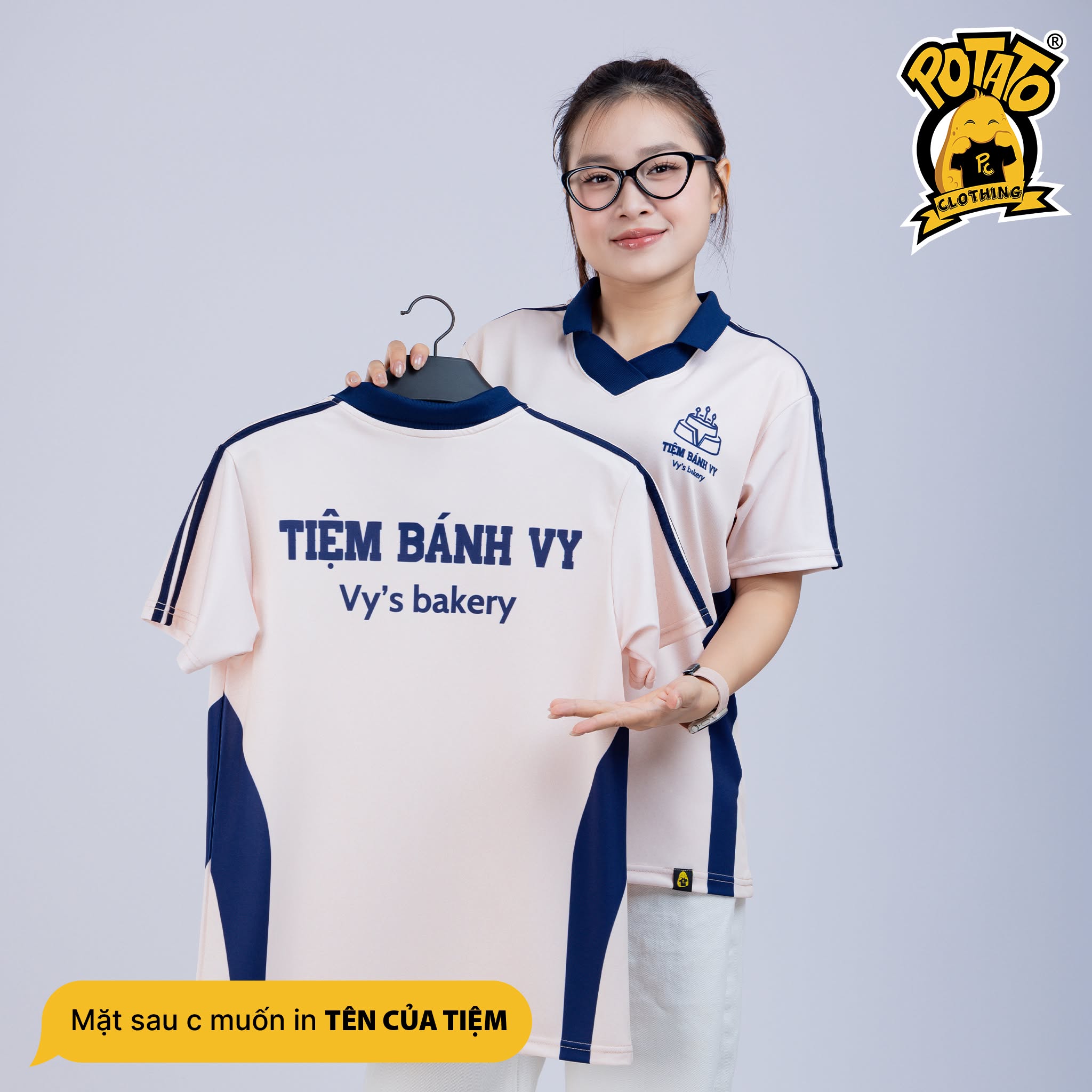 Đồng phục polo Tiệm Bánh của Vy