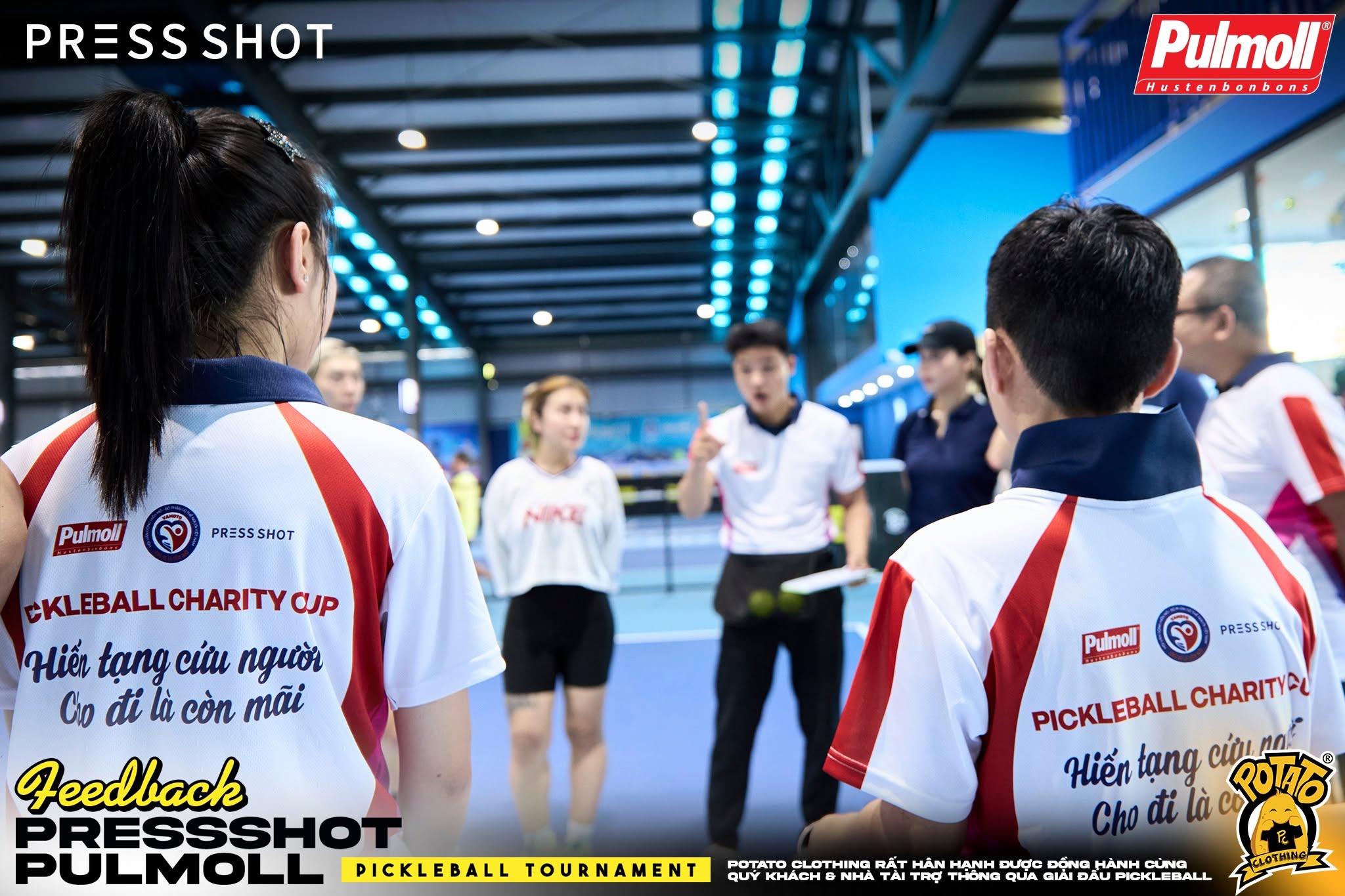 Đồng phục polo Pulmoll PressShot Pickleball Charity Cup