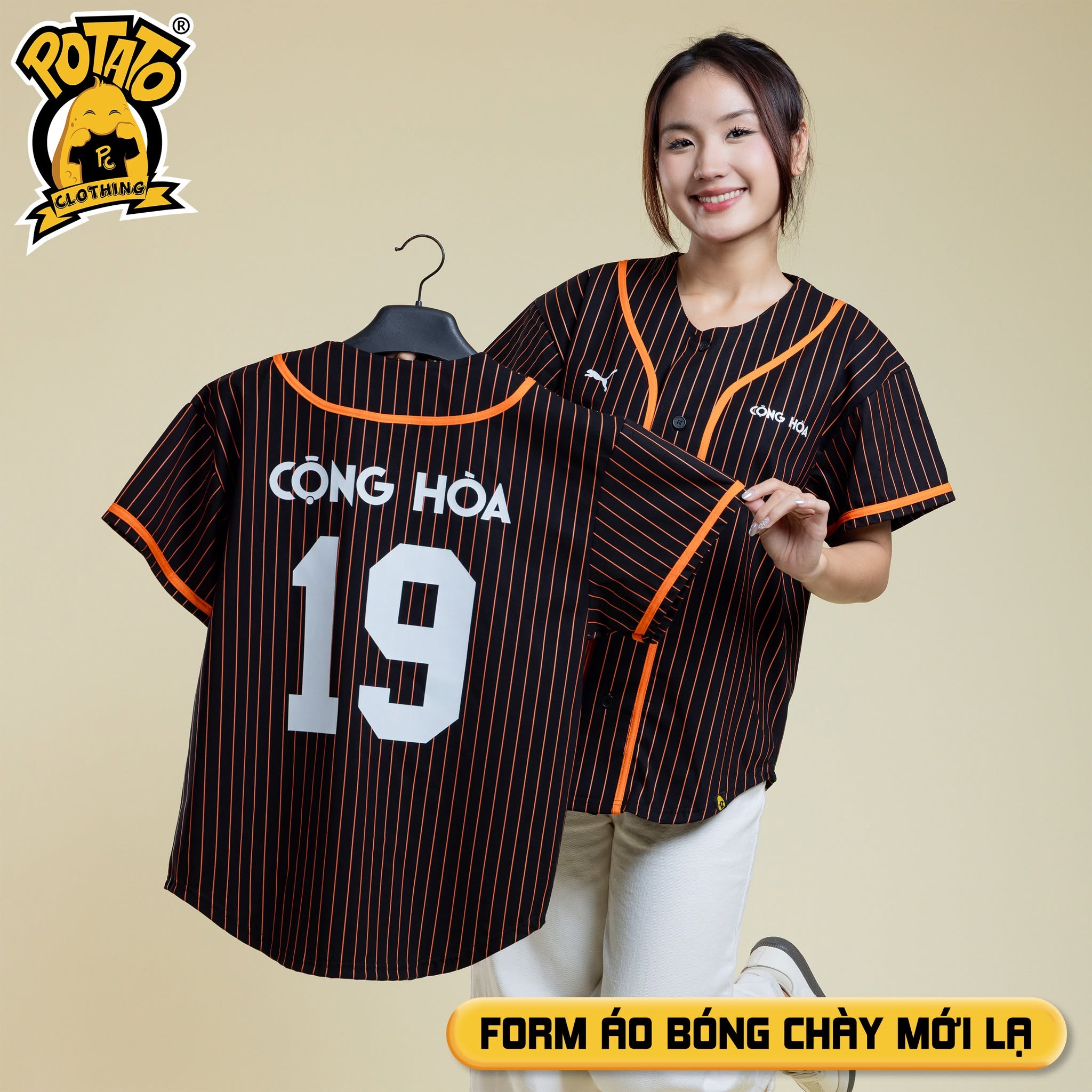 Đồng phục bóng chày Quán Nhậu Cộng Hòa