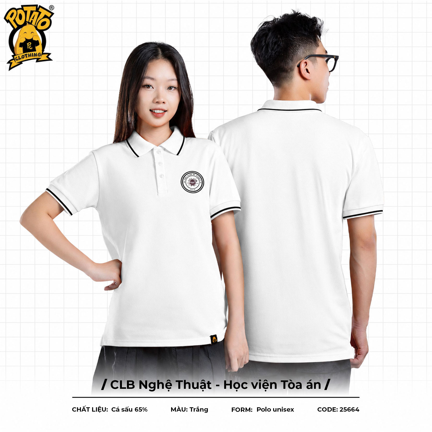 Đồng phục polo CLB Nghệ Thuật - Học viện Tòa án