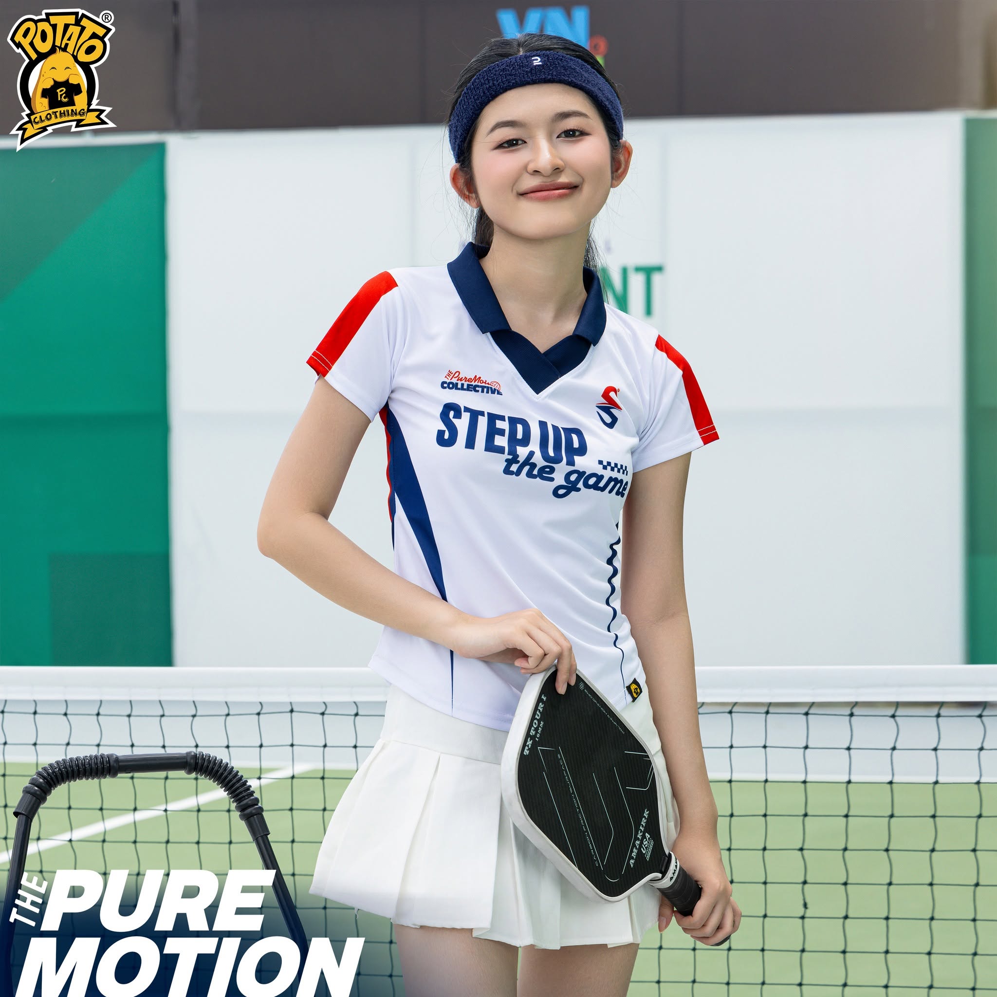 BST Đồng phục Pickleball The Puremotion Đỏ