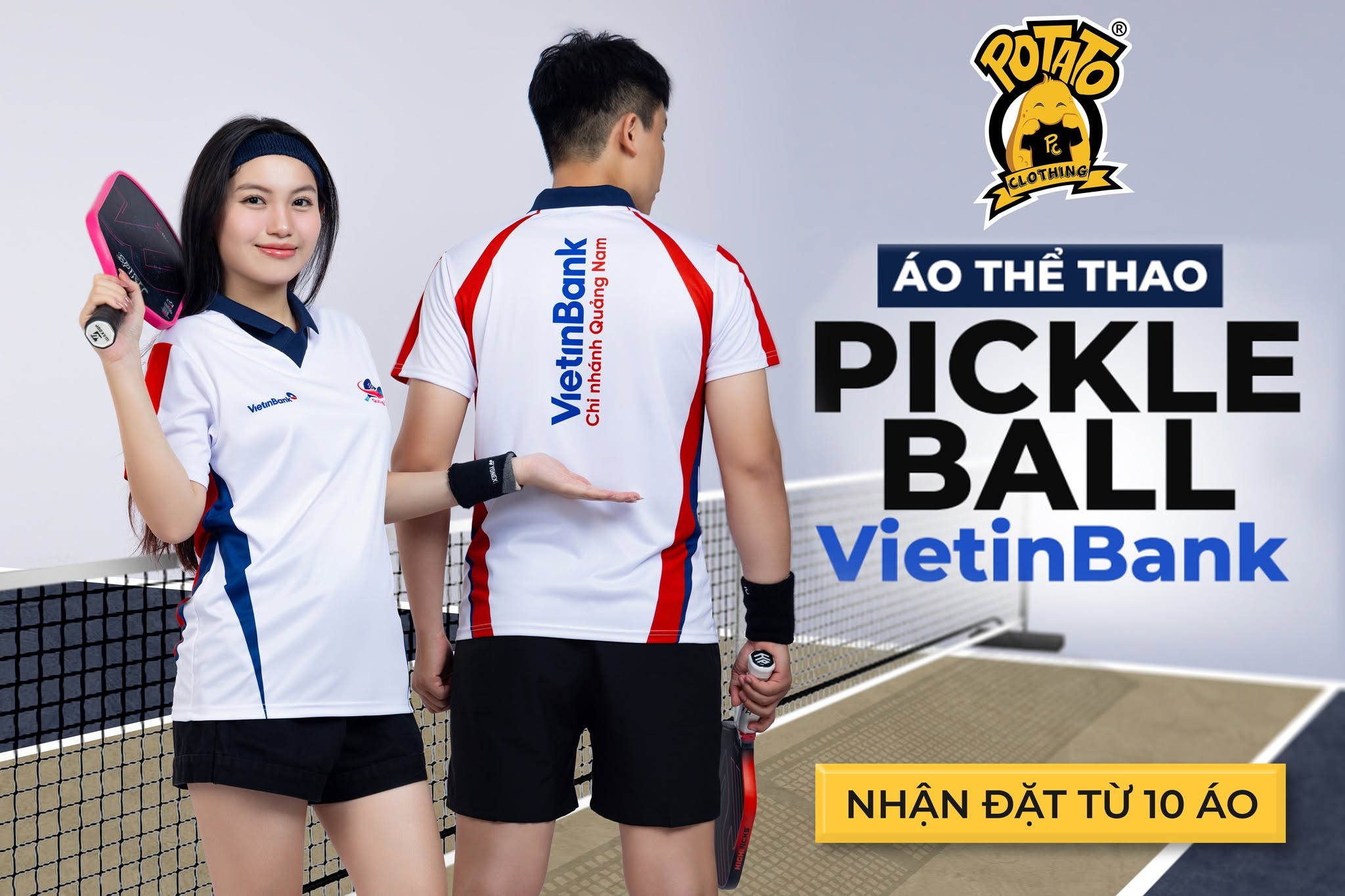 Đồng phục polo Pickleball VietinBank