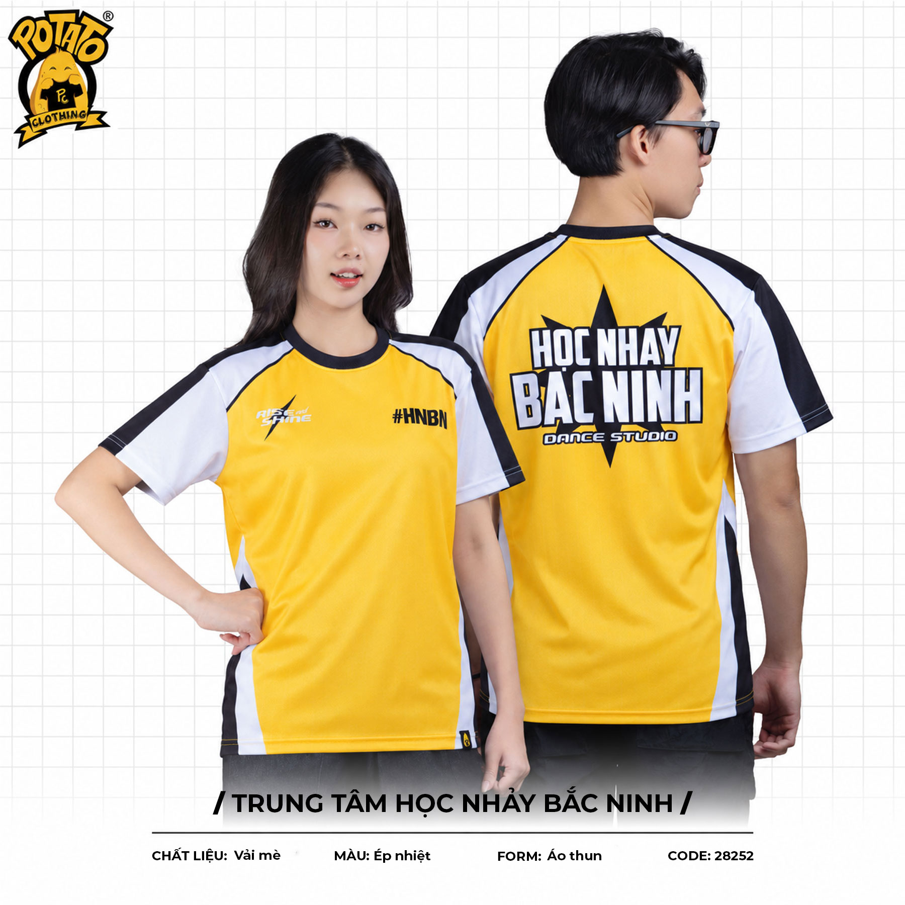 Đồng phục áo thun Trung tâm Học Nhảy Bắc Ninh
