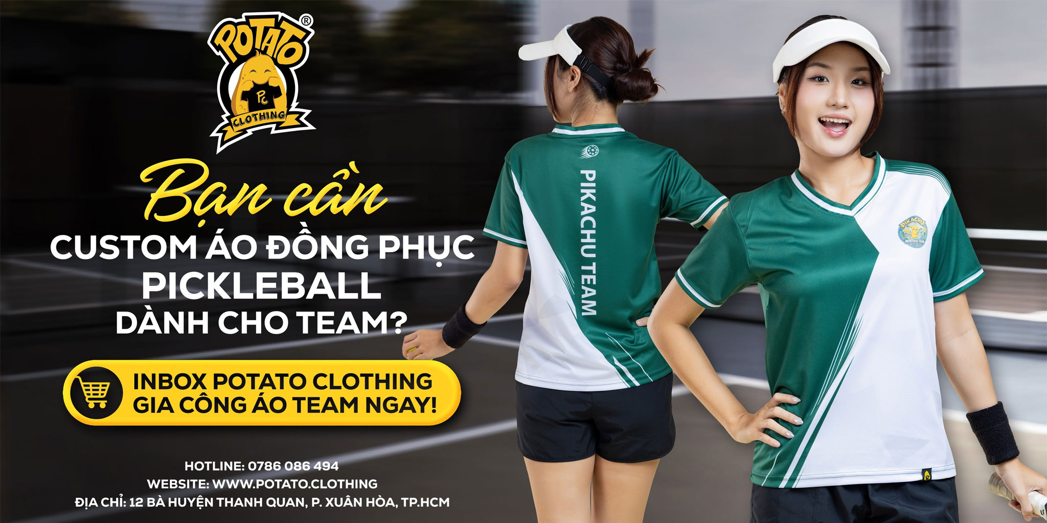 Đồng phục thể thao Pikachu Pickleball Team