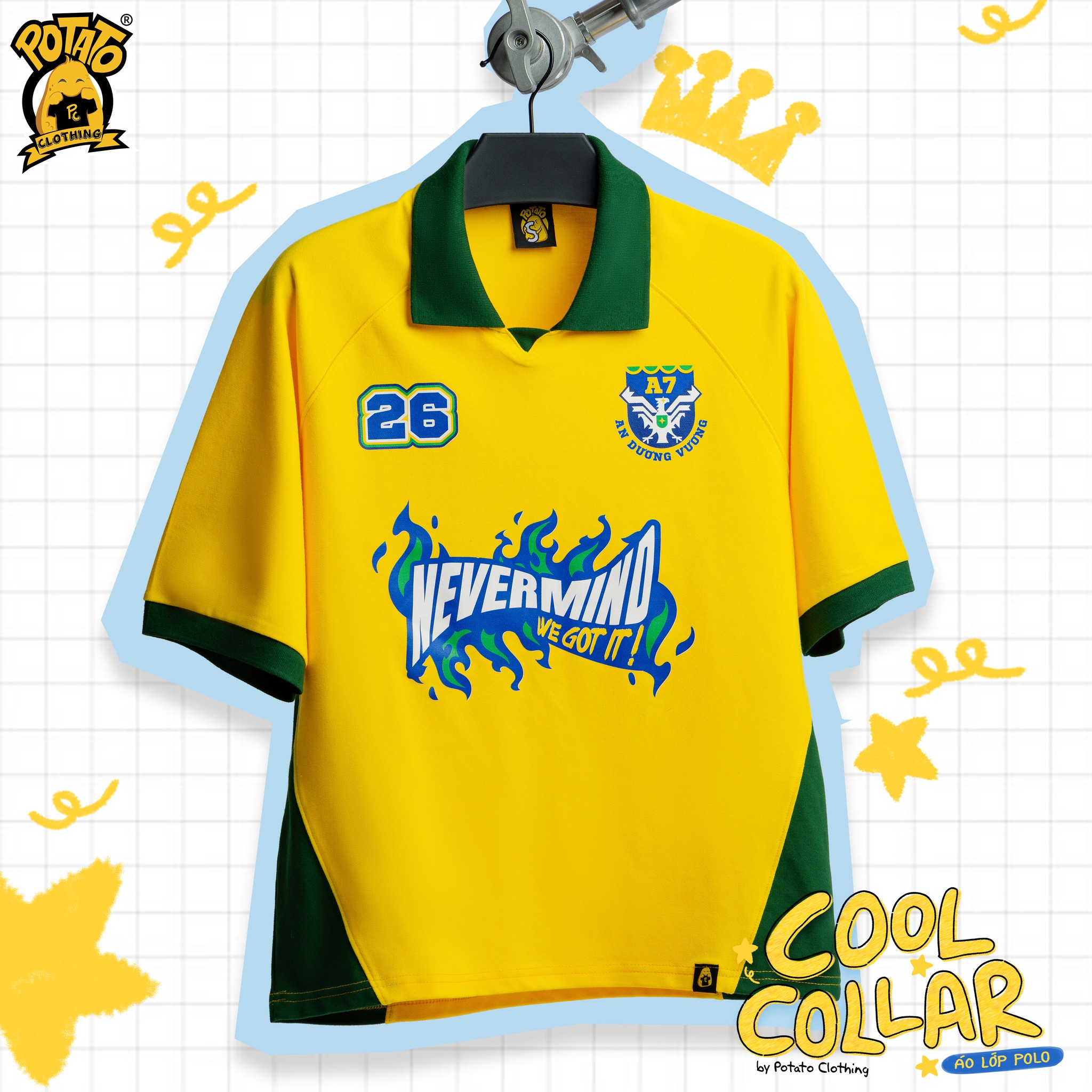 BST Áo polo Cool Collar vàng