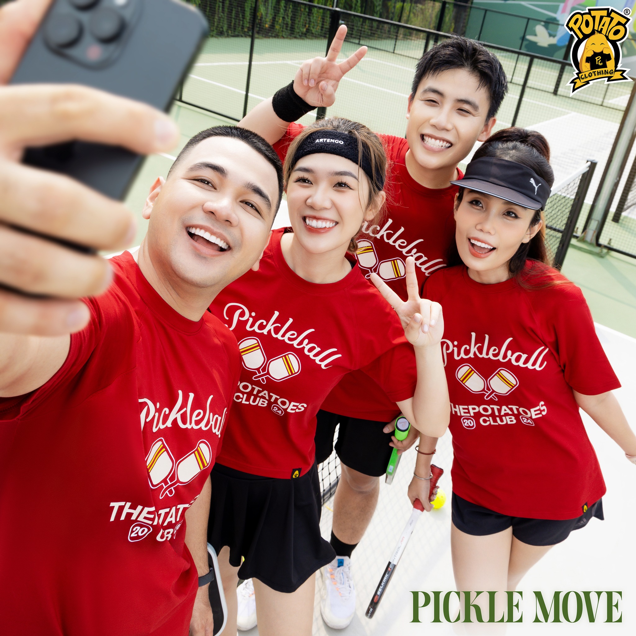 BST Pickleball Move Đỏ