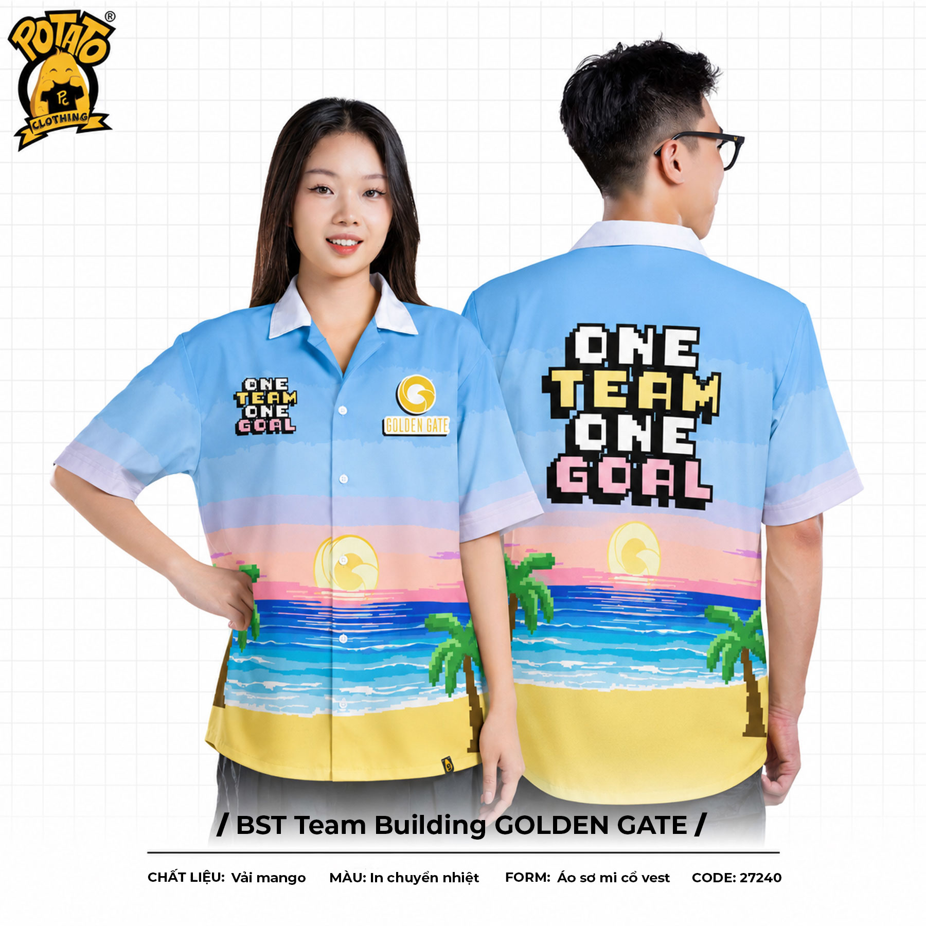 BST Sơ Mi Team Building GOLDEN GATE