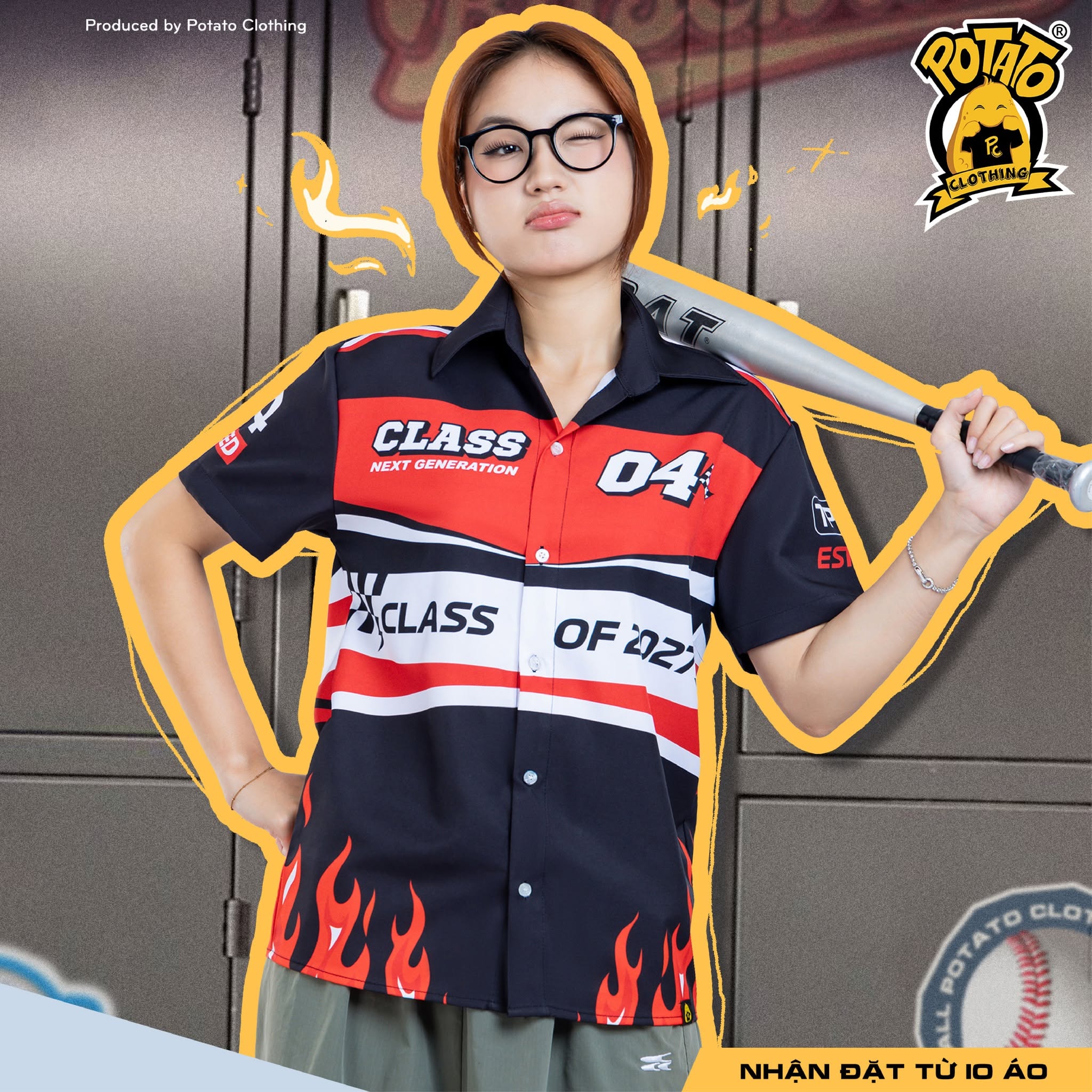 Áo lớp sơ mi 11B04 - Trần Phú