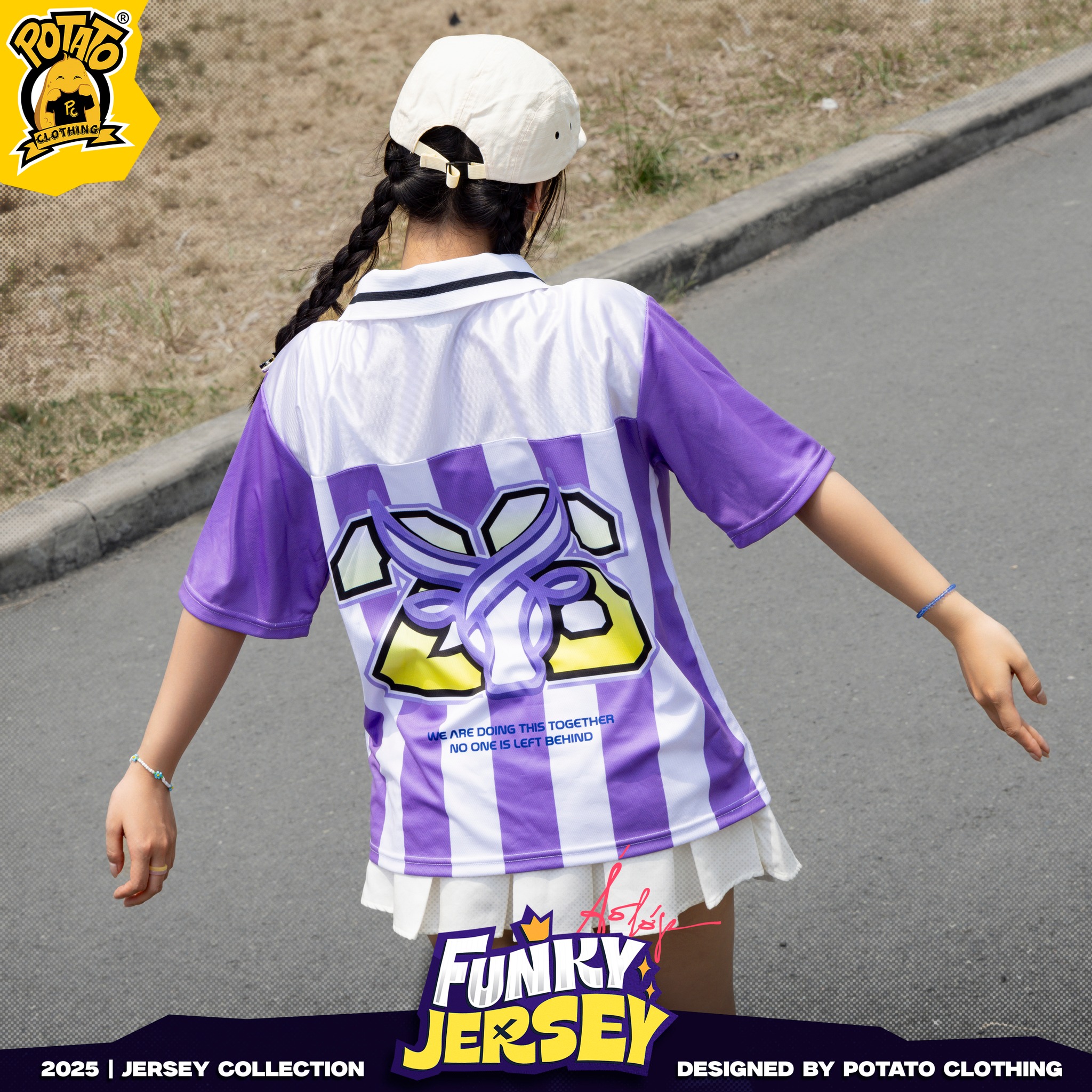 ÁO LỚP BÓNG BẦU DỤC FUNKY JERSEY - TÍM