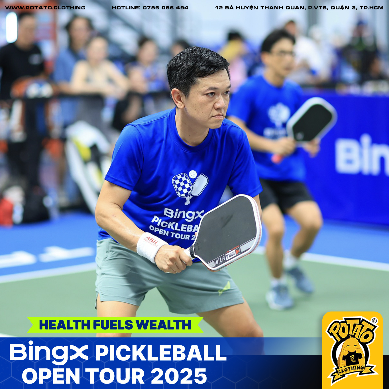 ĐỒNG PHỤC PICKLEBALL BINGX OPEN TOUR 2025