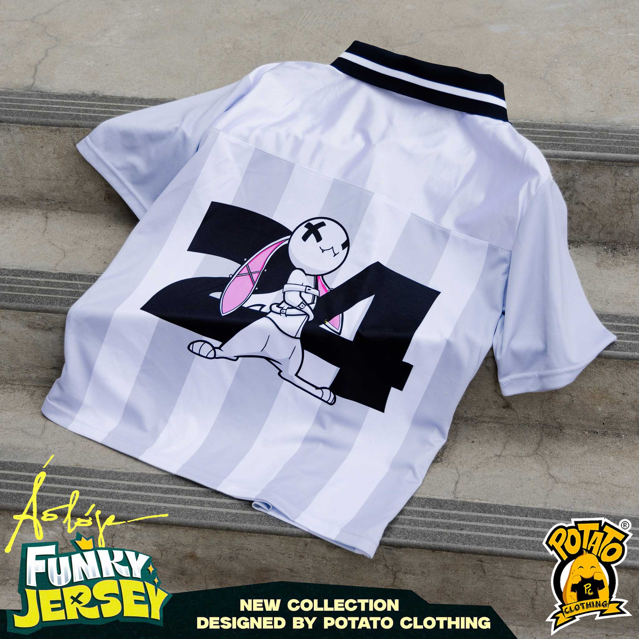 Áo lớp bóng bầu dục Funky Jersey - Xám