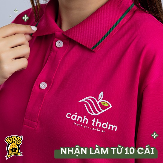 Đồng phục polo tiệm trà Cánh Thơm