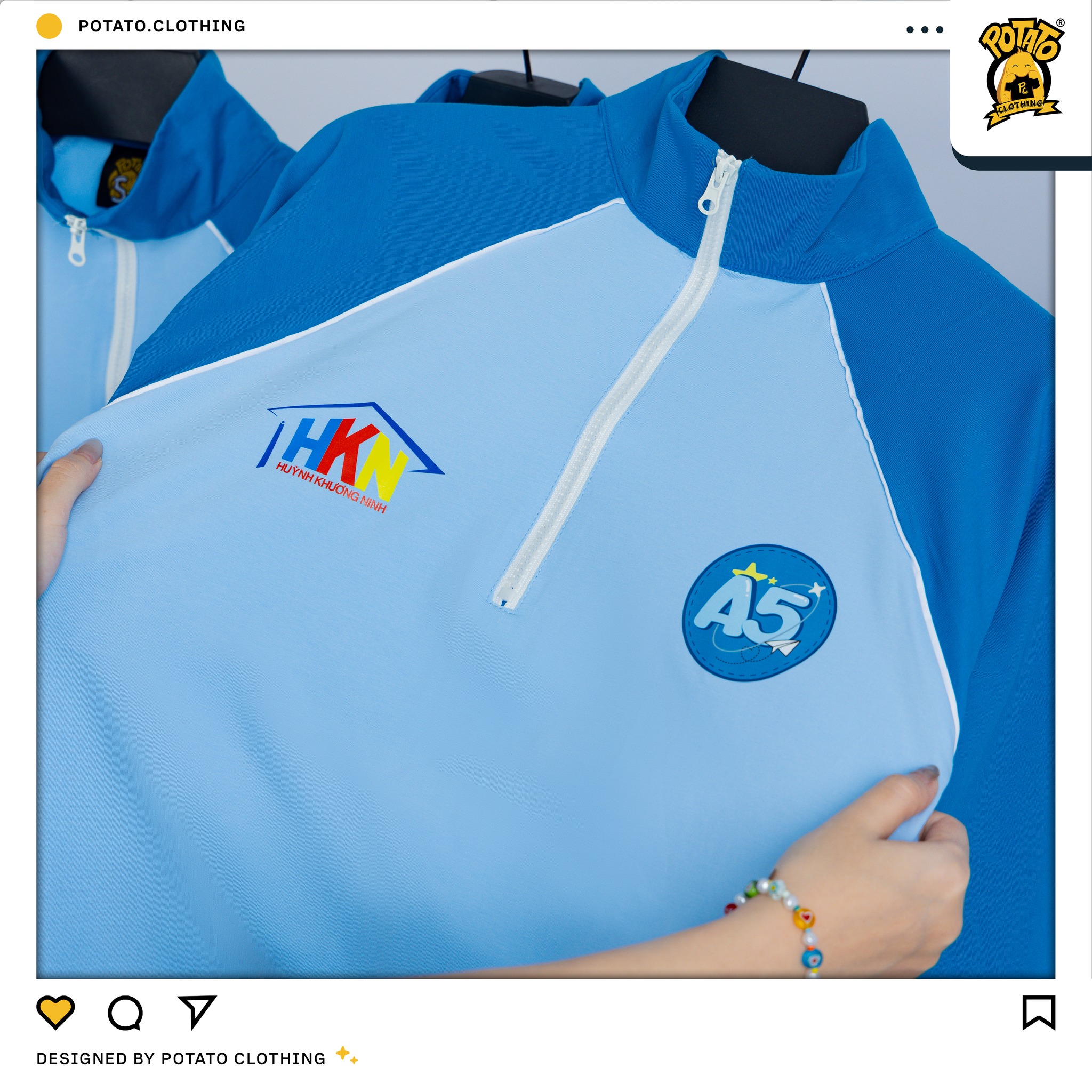 Áo lớp zippy polo 6.5 - Huỳnh Khương Ninh