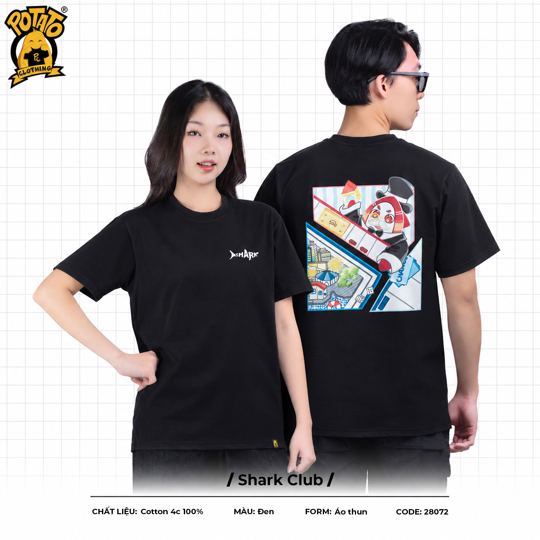 Đồng phục áo thun Shark Club