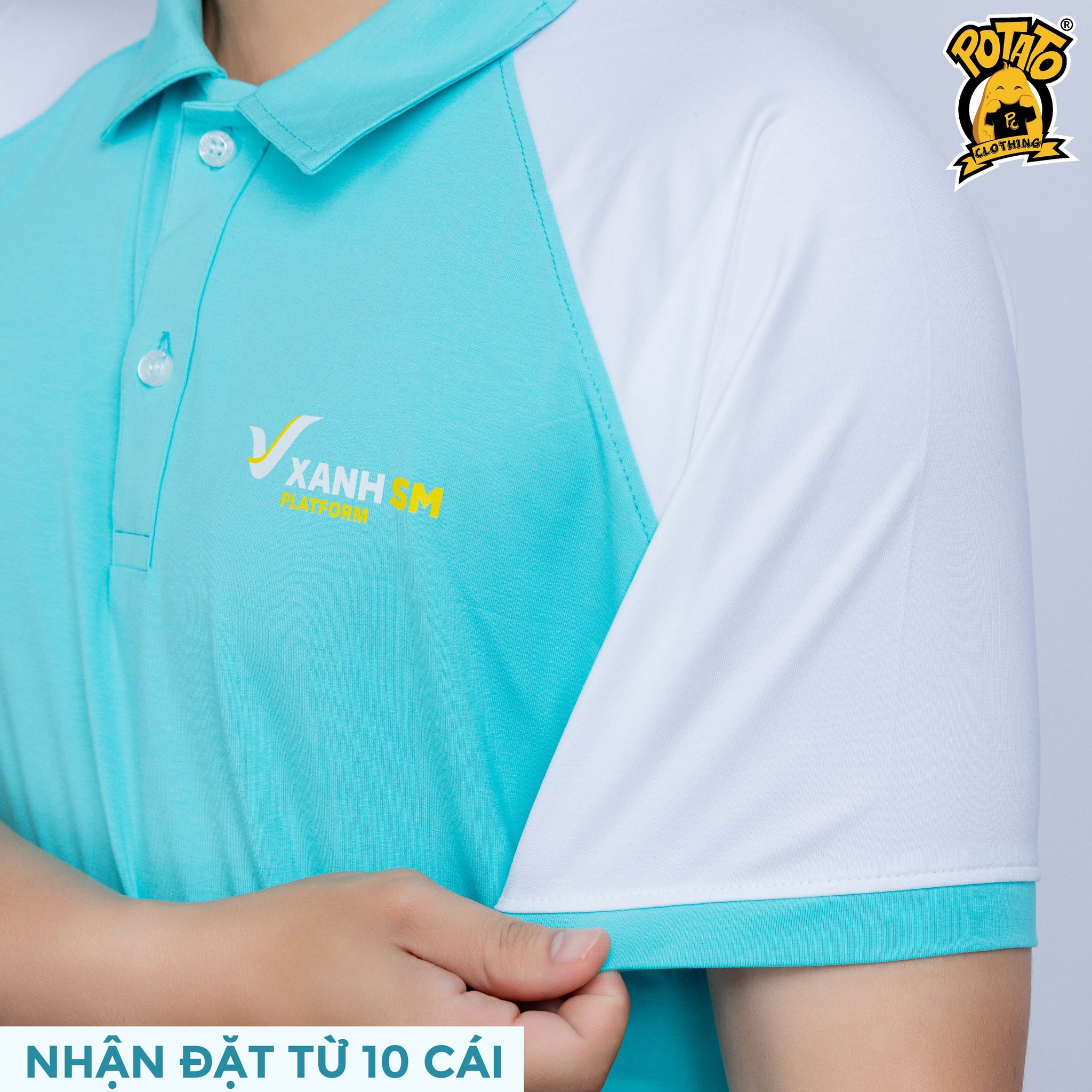 Đồng phục polo Xanh SM Platform