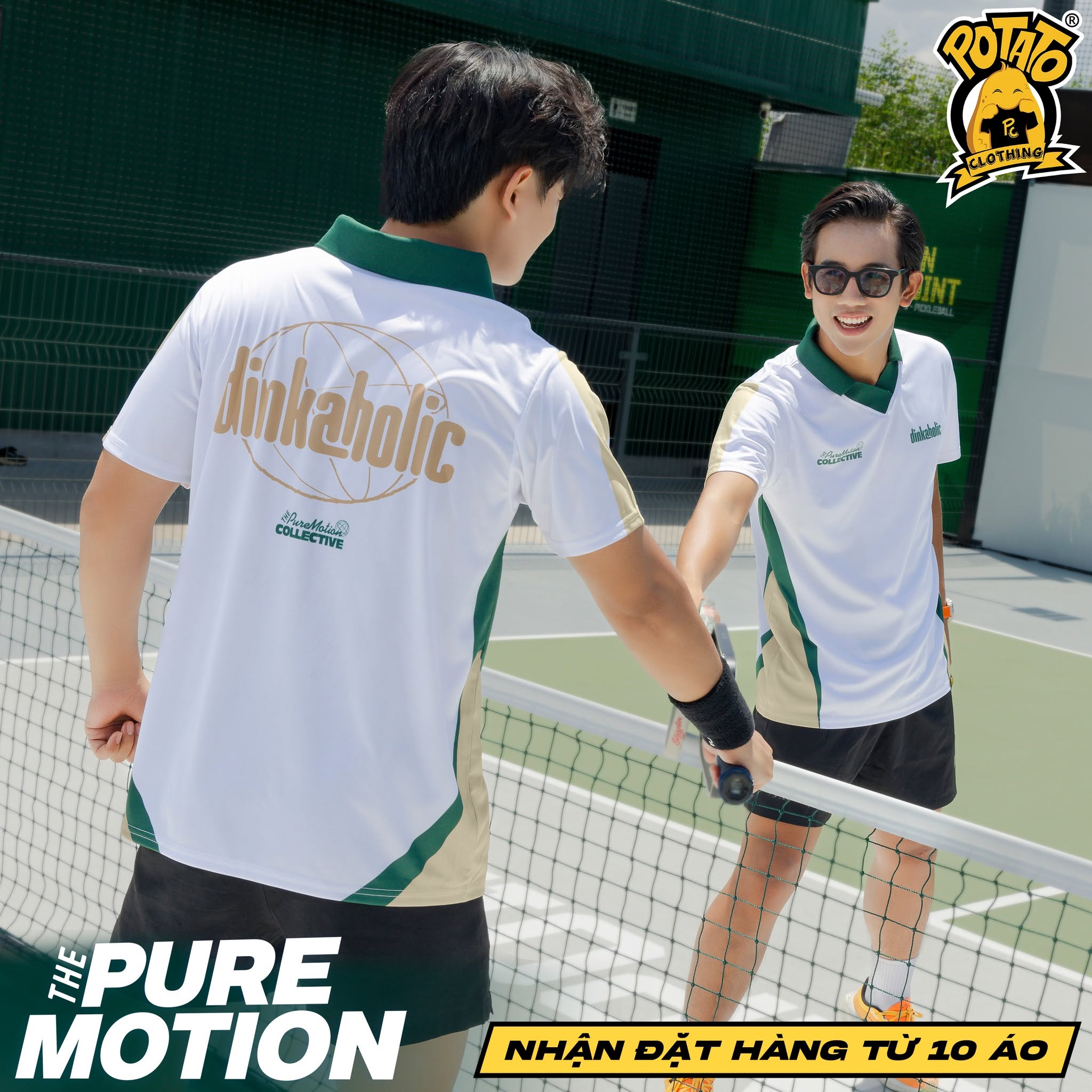 BST Đồng phục Pickleball The Puremotion Xanh Lá