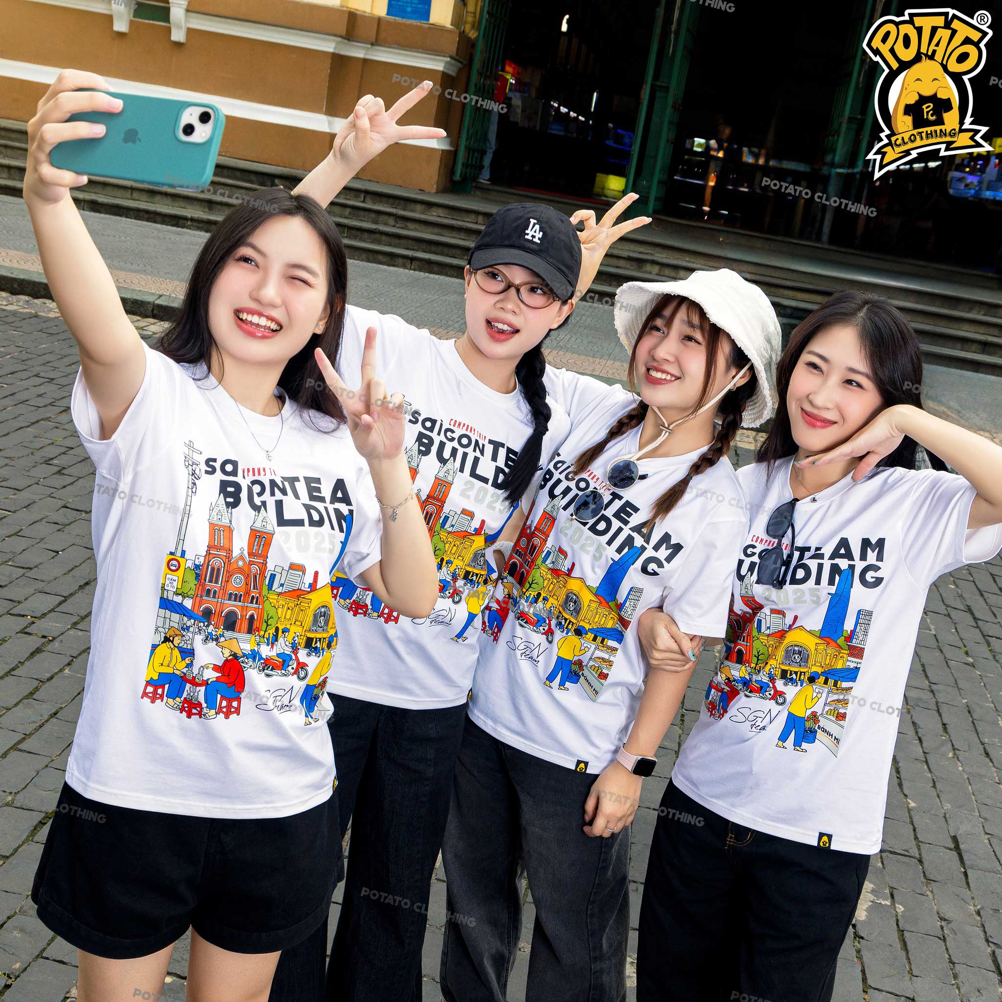 Đồng phục áo thun team building SAIGON Team Building