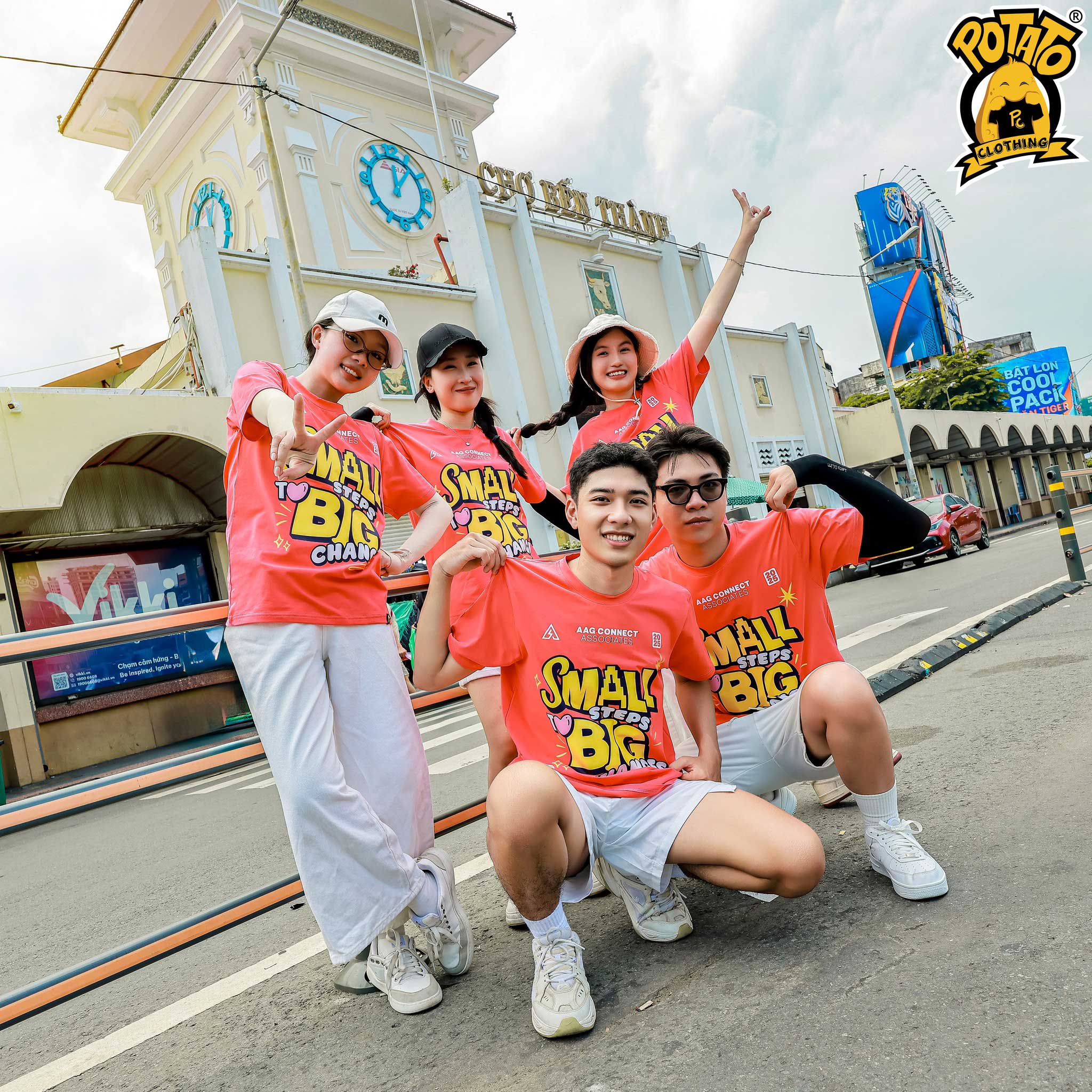 Đồng phục áo thun team building AAG Connect