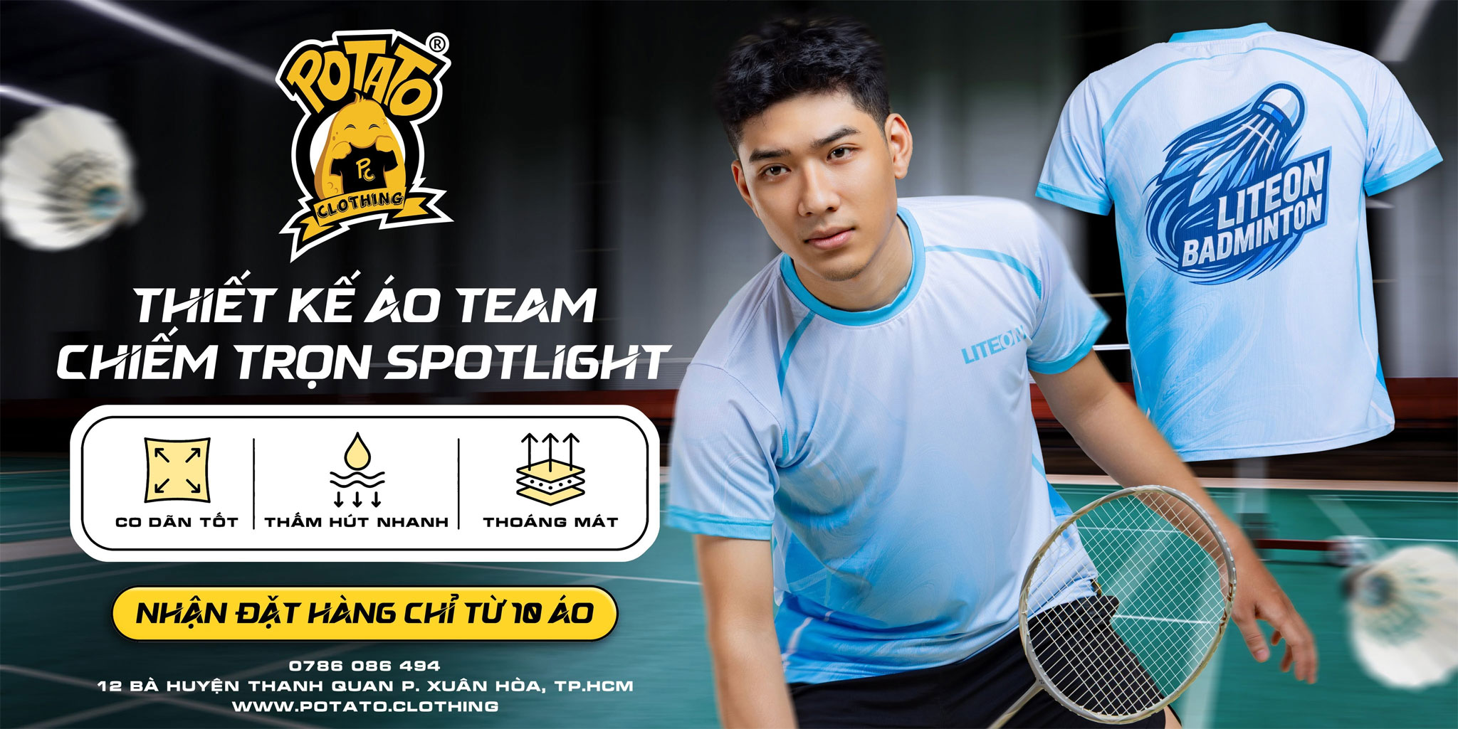 Đồng phục thể thao CLB Cầu Lông - Công ty LITEON Vietnam