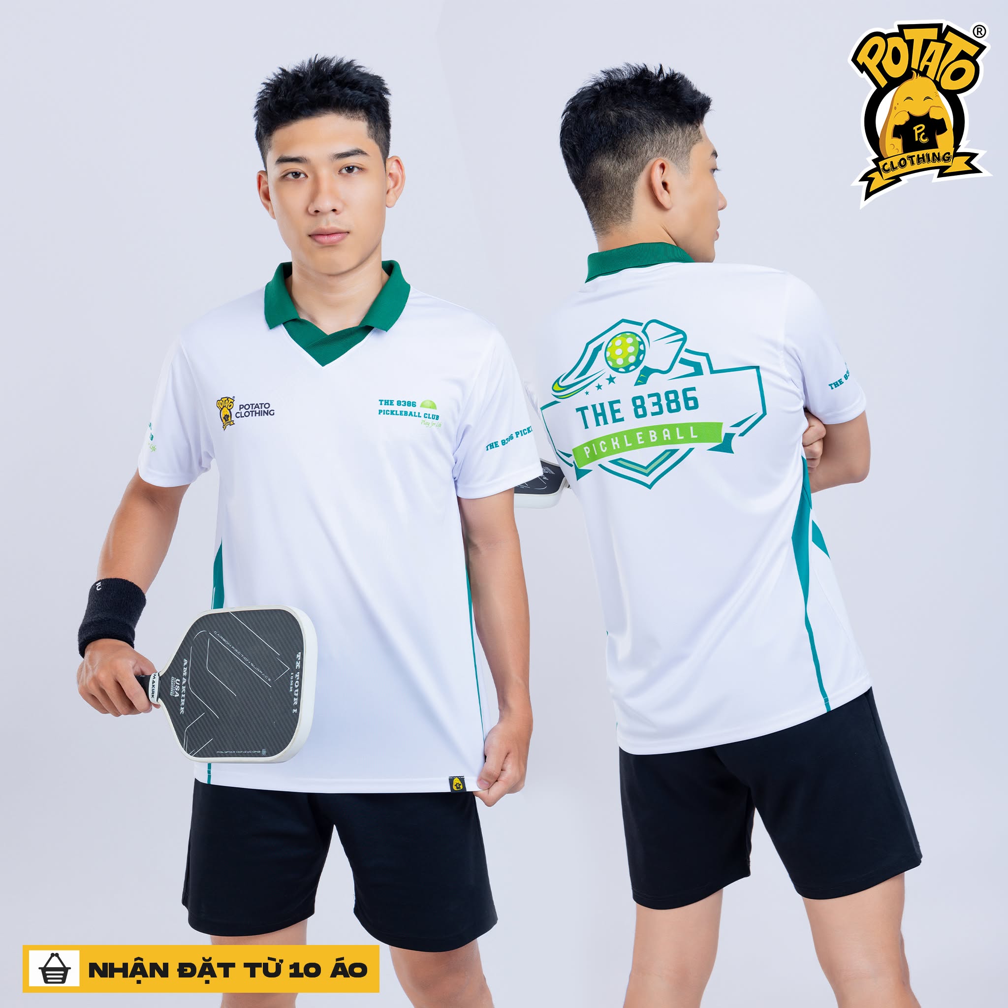 Đồng phục polo Pickleball The 8386 Pickleball Club