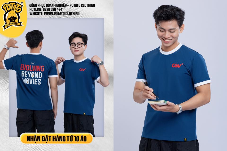 Đồng phục áo thun CGV 2