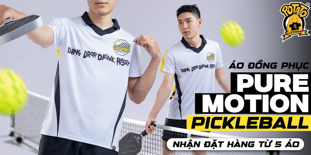 Đồng phục polo Pickleball Cậu Vàng Pickleball Club