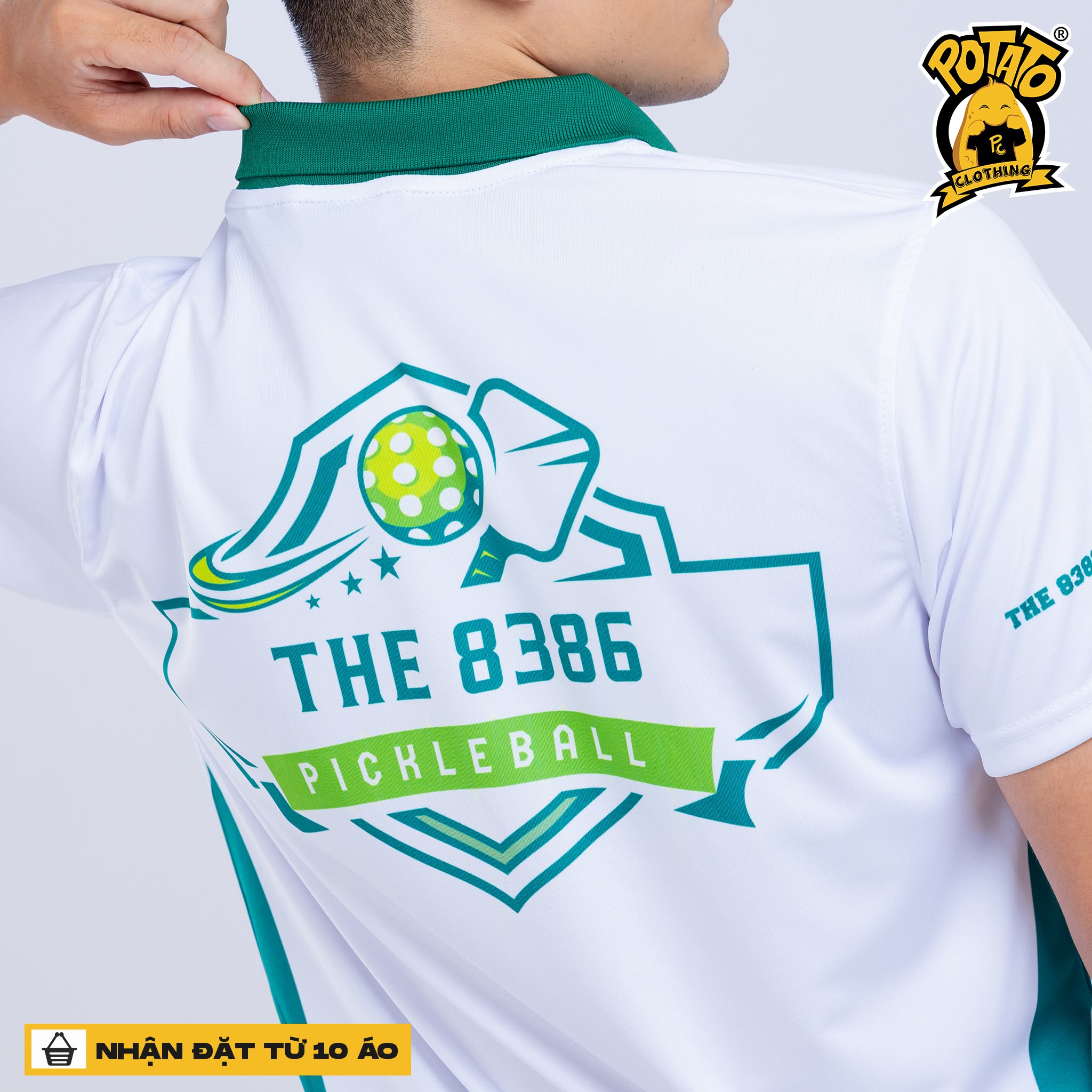 Đồng phục polo Pickleball The 8386 Pickleball Club