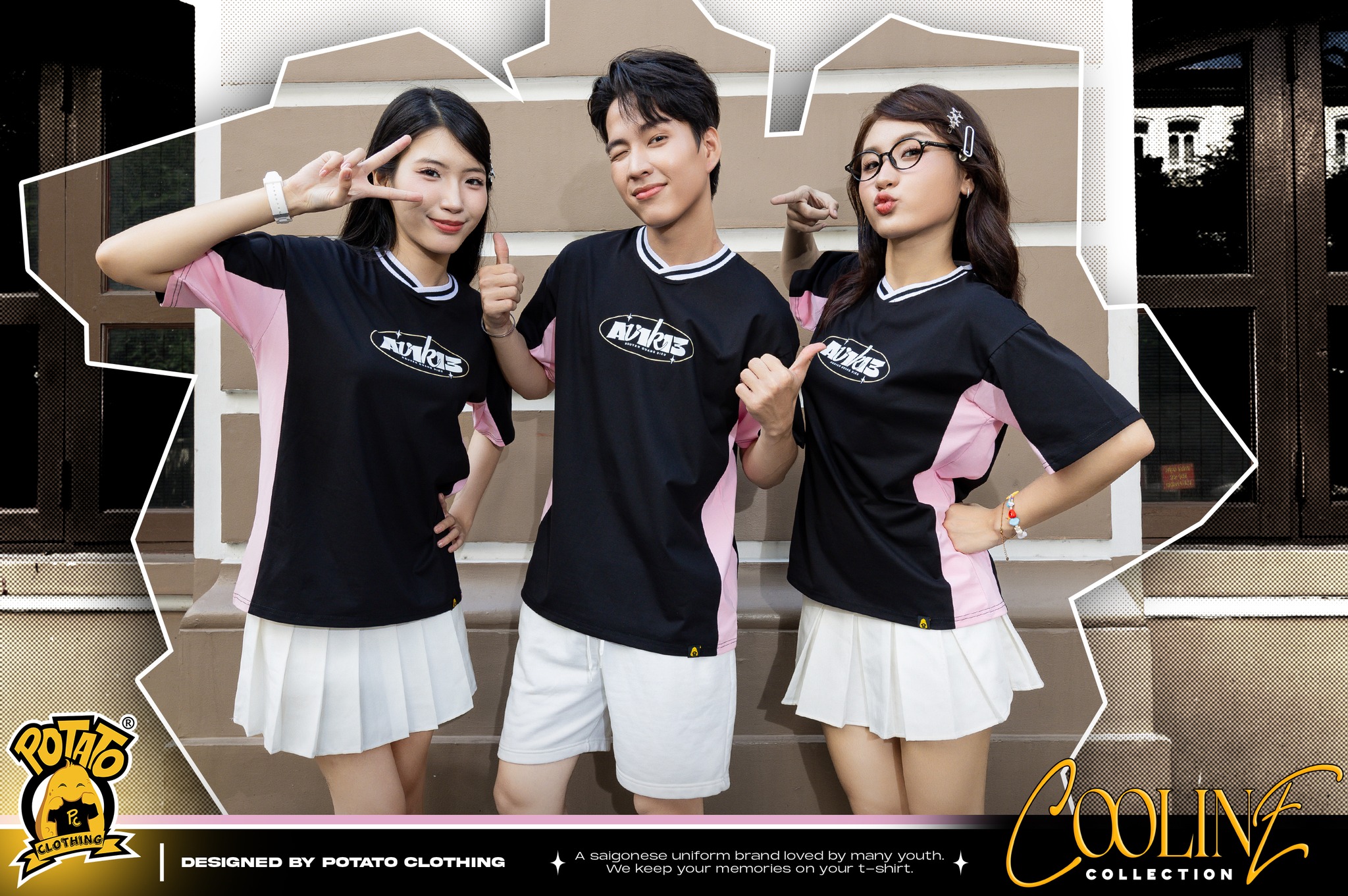 BST ÁO LỚP COOLINE ĐEN