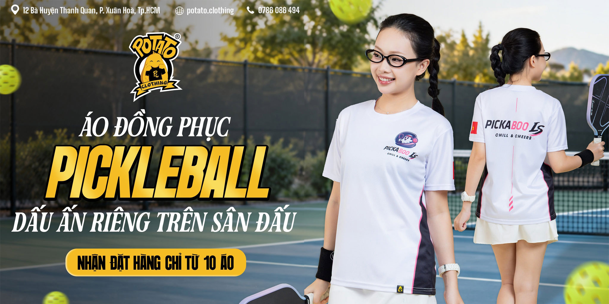 Đồng phục thể thao Pickaboo LS Pickleball