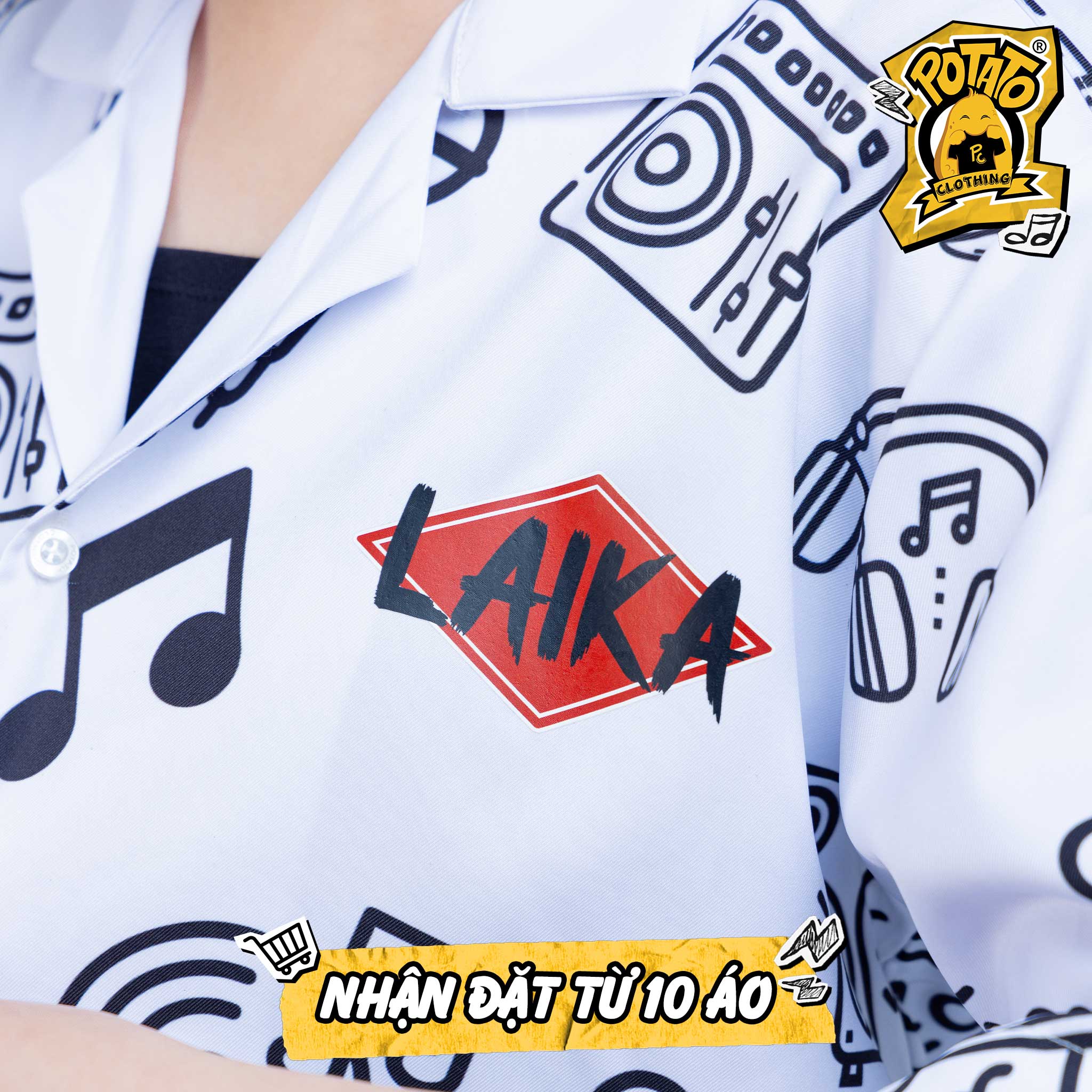 ÁO LỚP SƠ MI DJ AMG