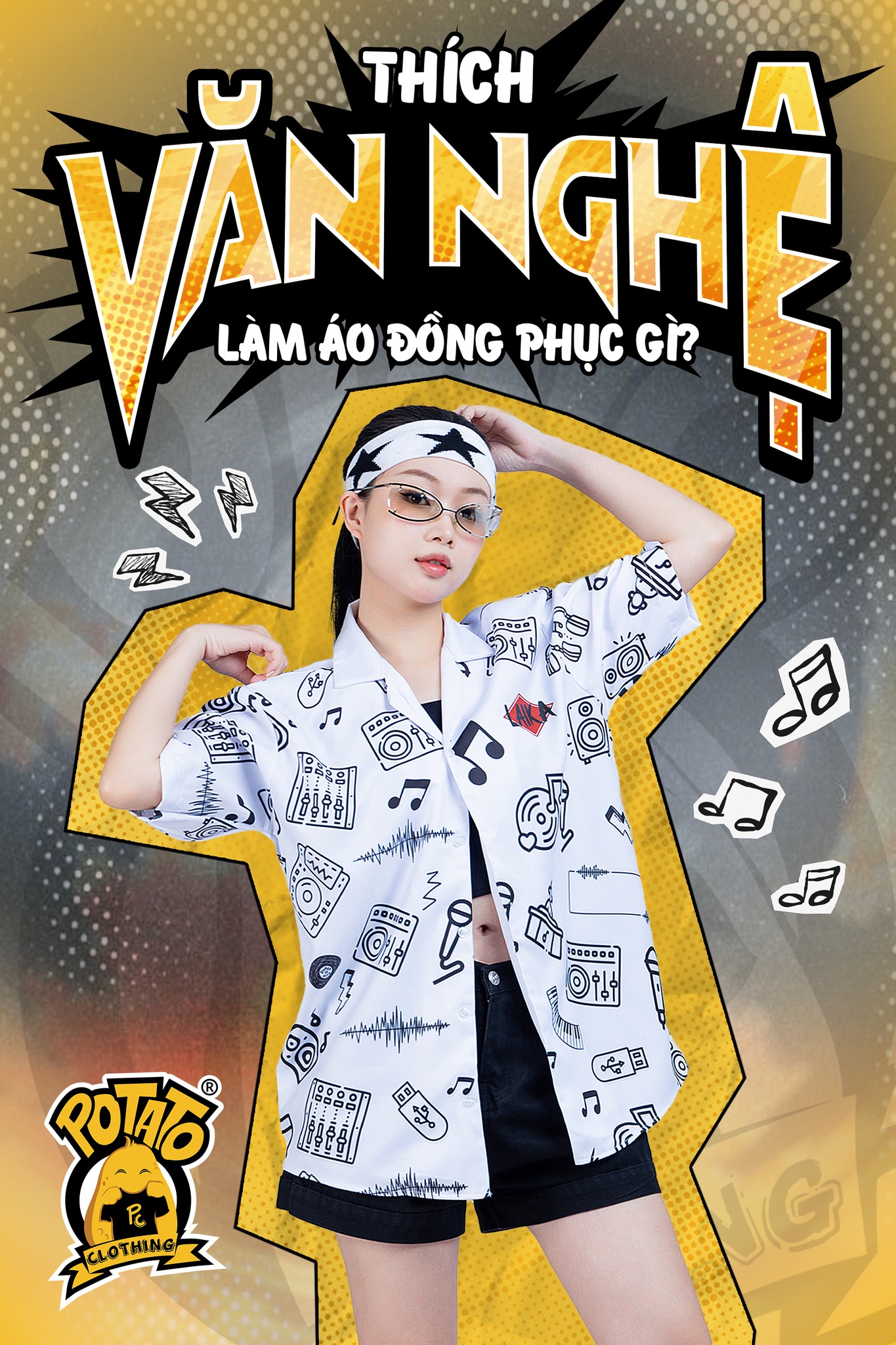 ÁO LỚP SƠ MI DJ AMG