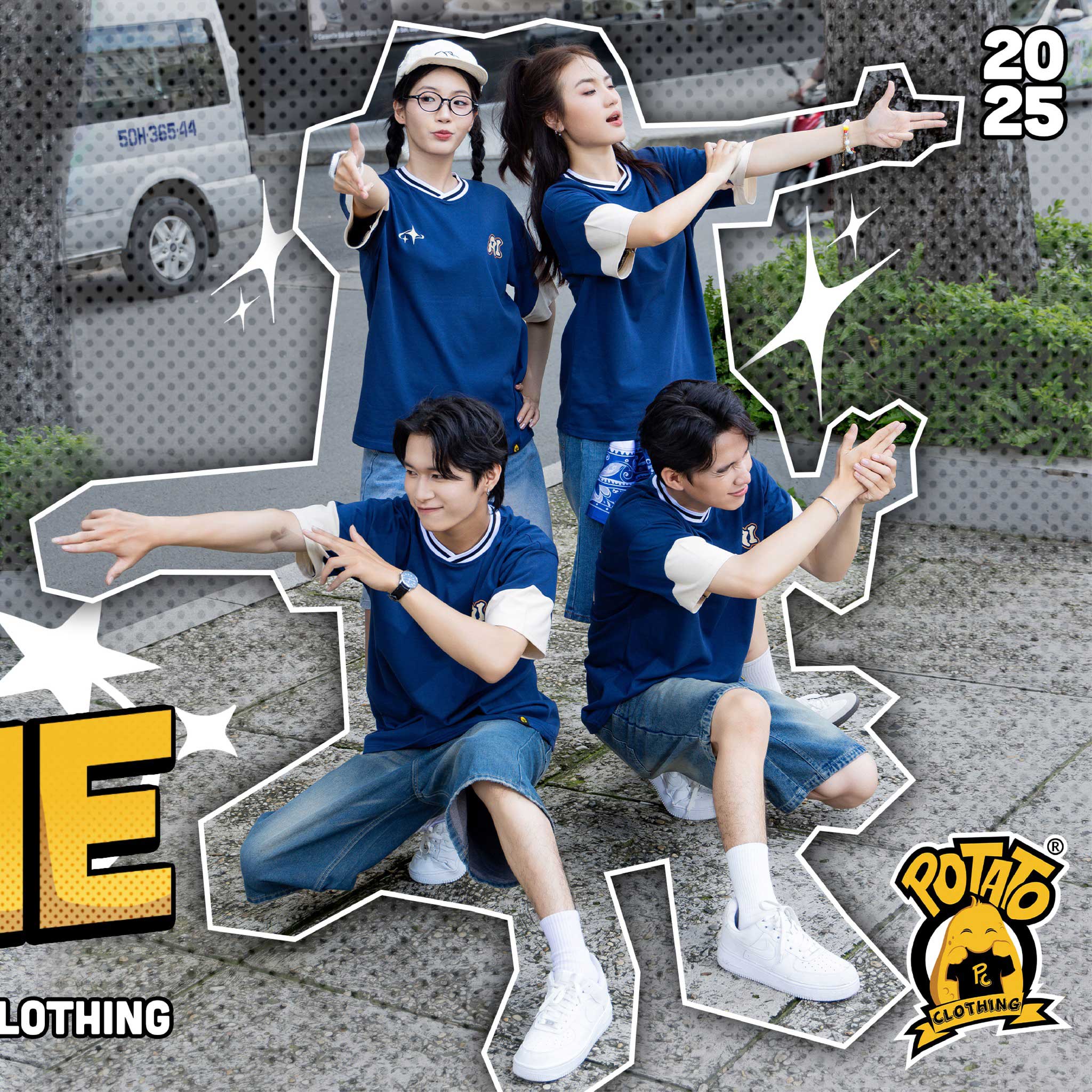 BST ÁO LỚP COOLINE XANH DƯƠNG