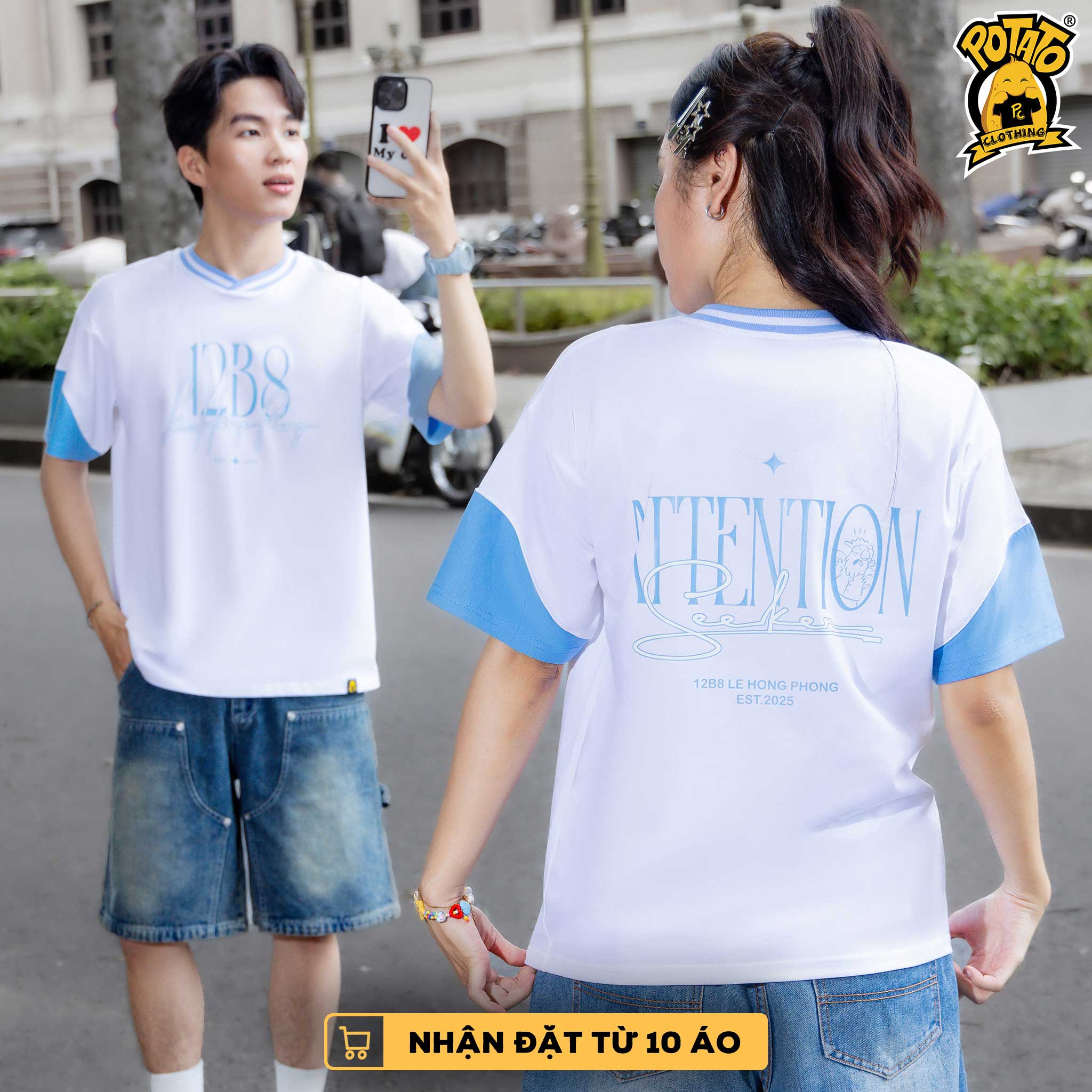 BST ÁO LỚP COOLINE TRẮNG