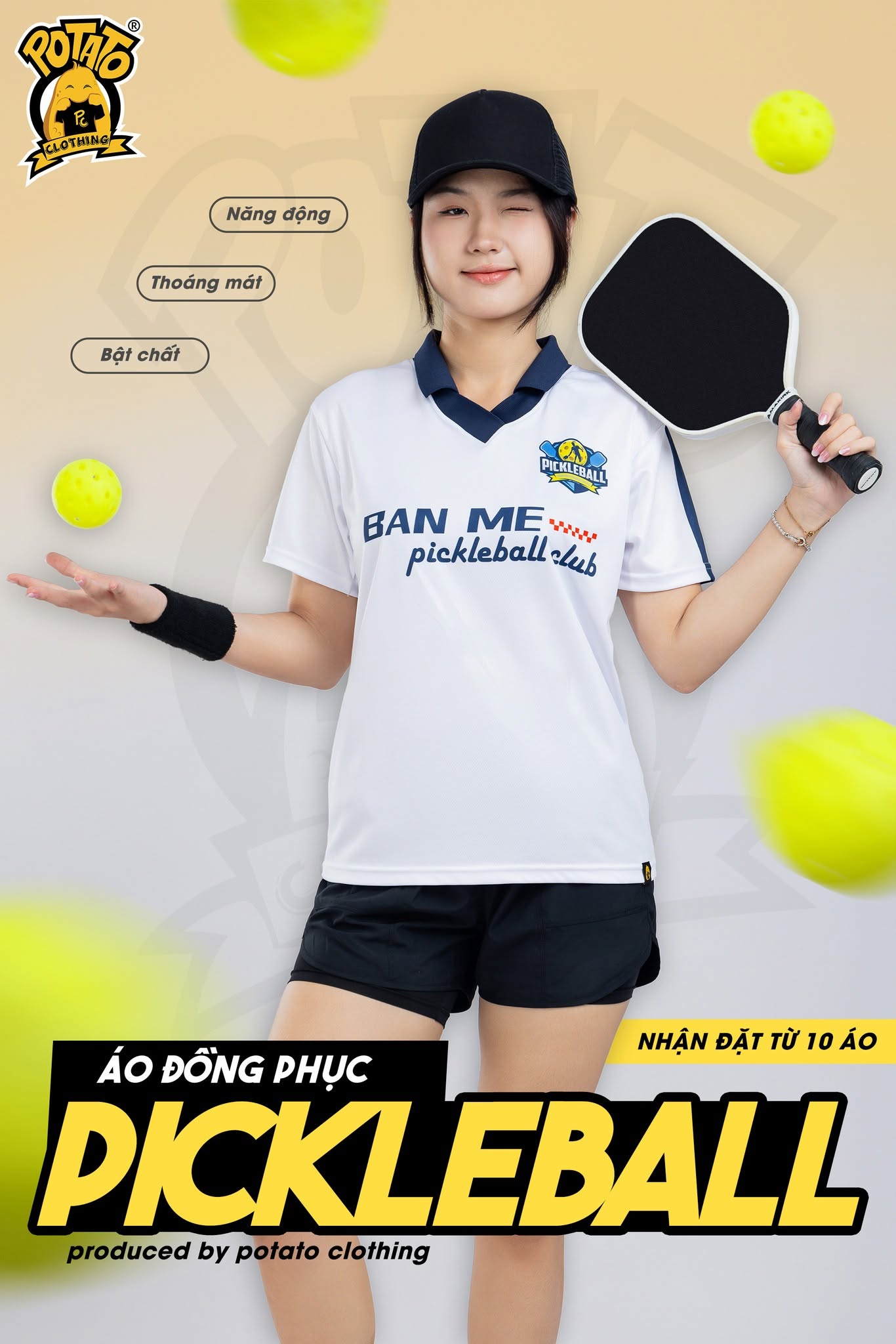 Đồng phục polo Ban Mê Pickleball