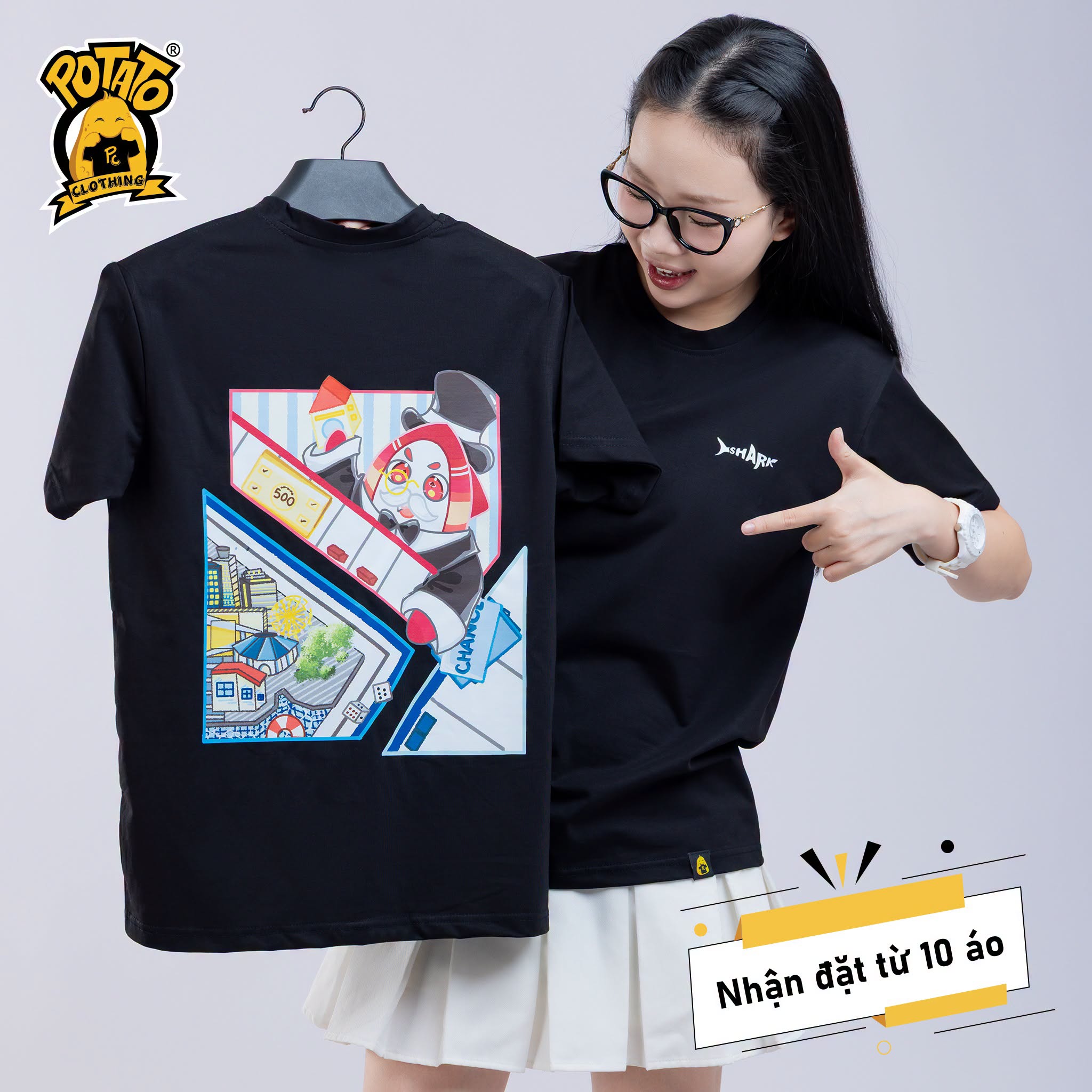 Đồng phục áo thun Shark Club