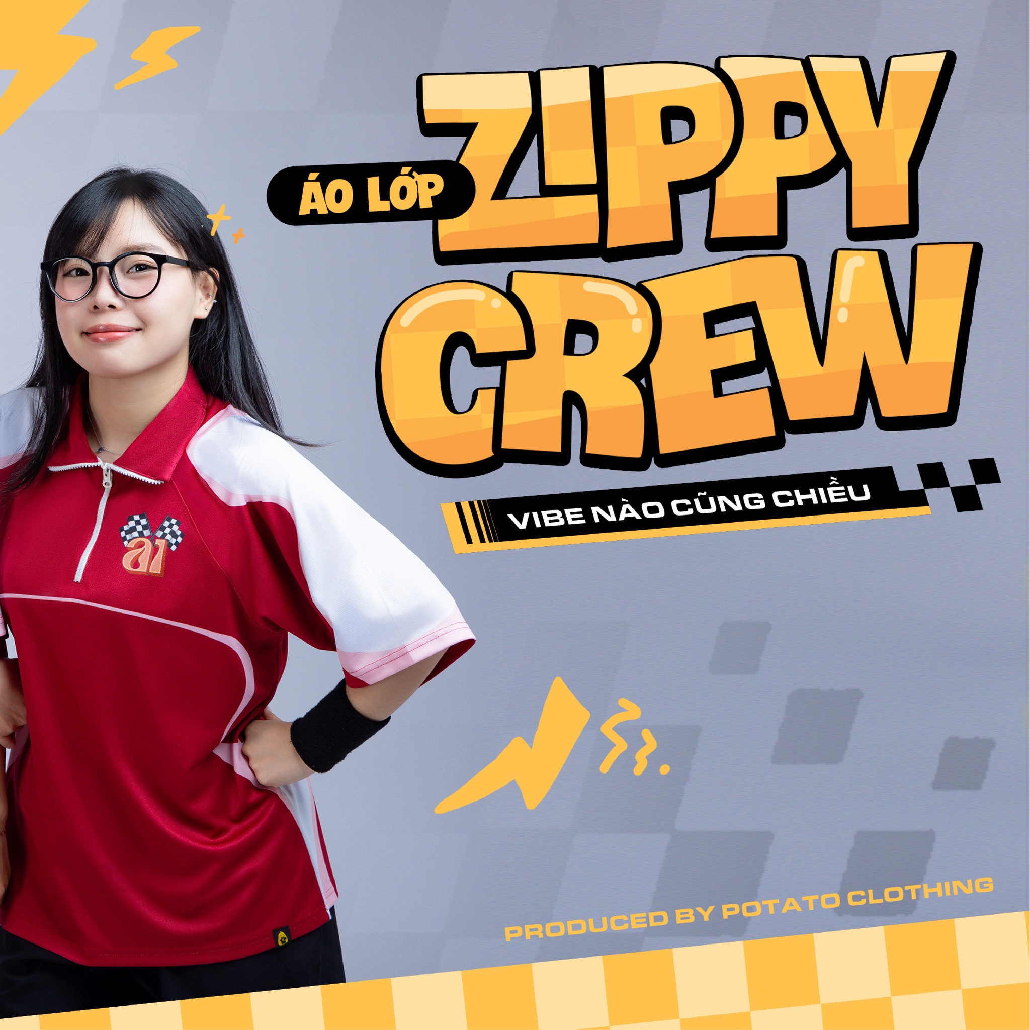 ÁO LỚP POLO ZIPPY CREW 9A1 - LÊ QUÝ ĐÔN