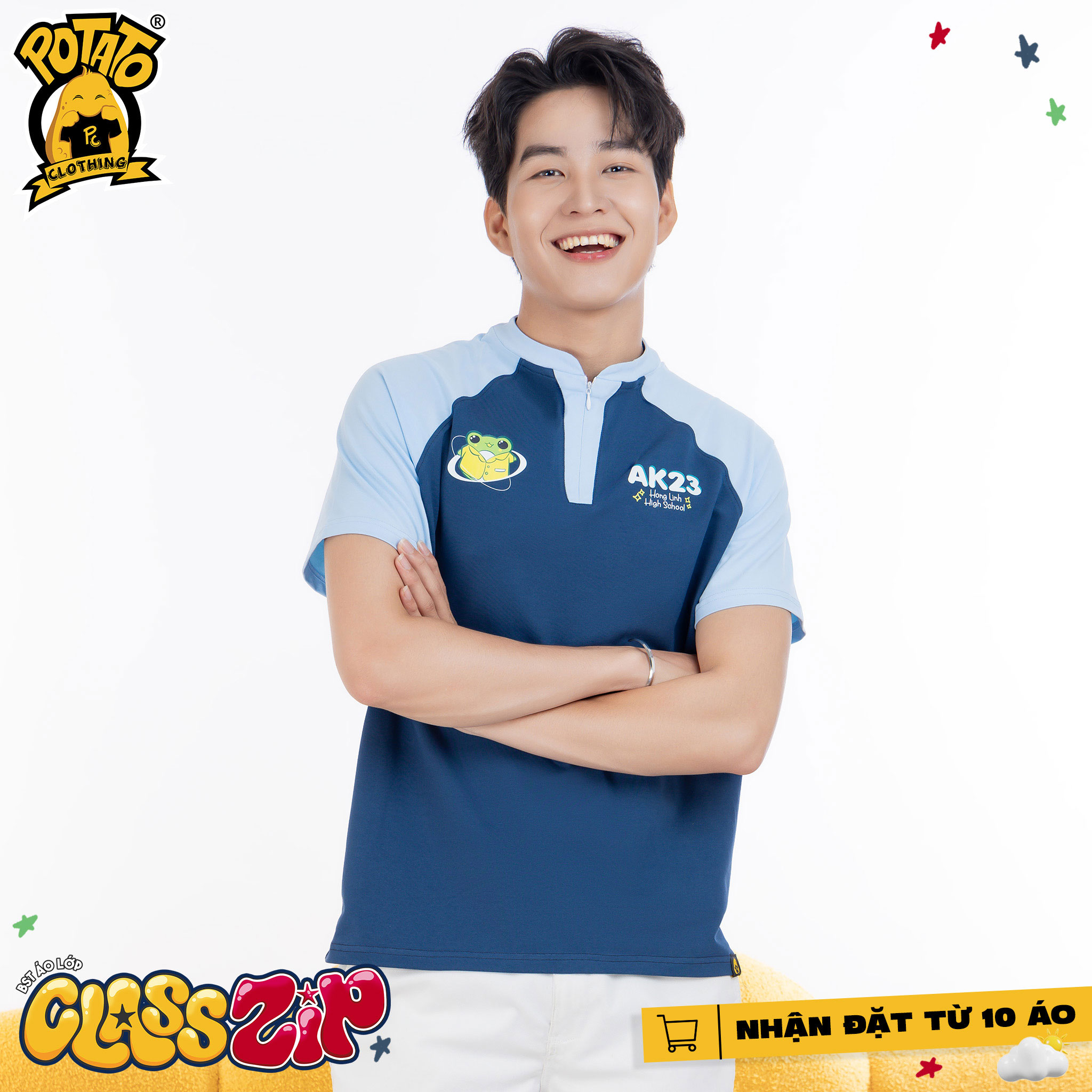 BST ÁO LỚP CLASSZIP XANH DƯƠNG