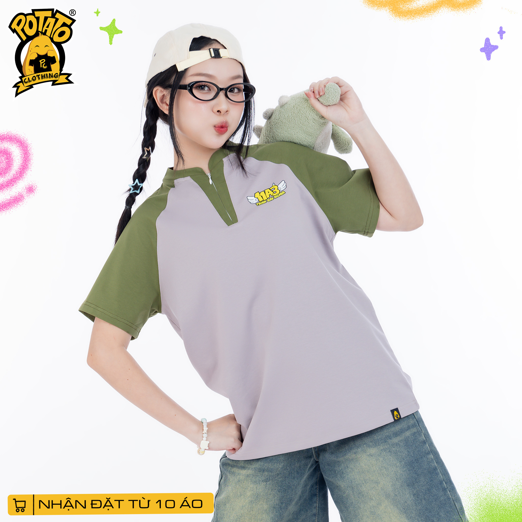 BST ÁO LỚP CLASSZIP XÁM XANH LÁ