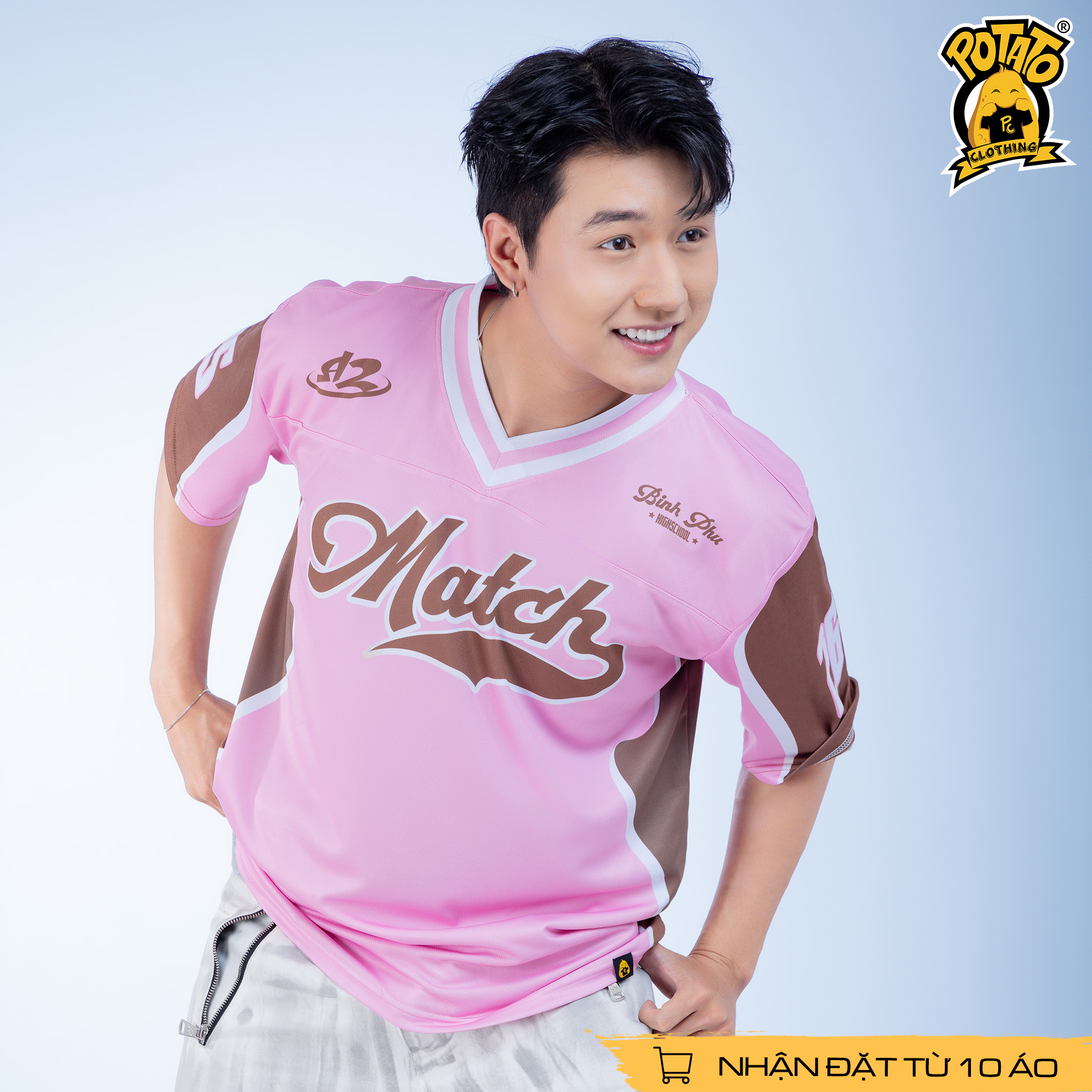 BST ÁO LỚP BÓNG BẦU DỤC INFINI-TEEN HỒNG