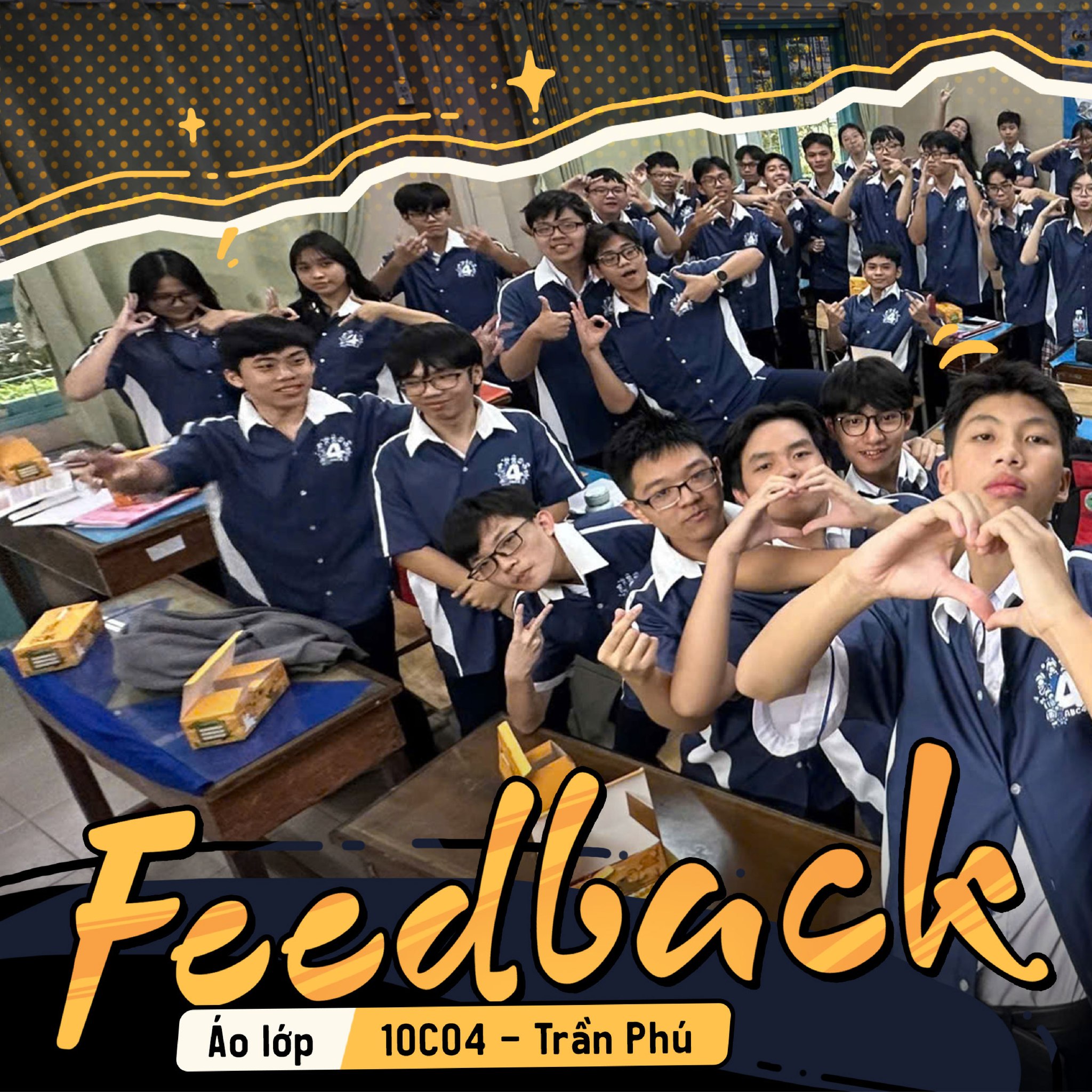 ÁO LỚP SƠ MI 10C04 - TRẦN PHÚ