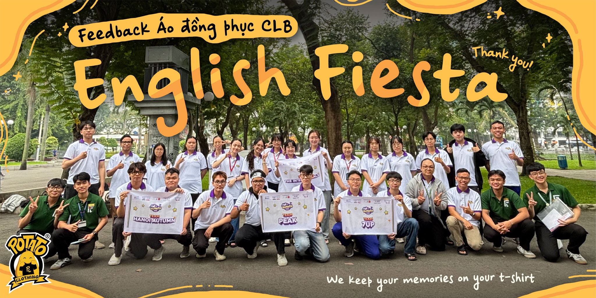 Đồng phục polo English Fiesta - ĐH Sài Gòn