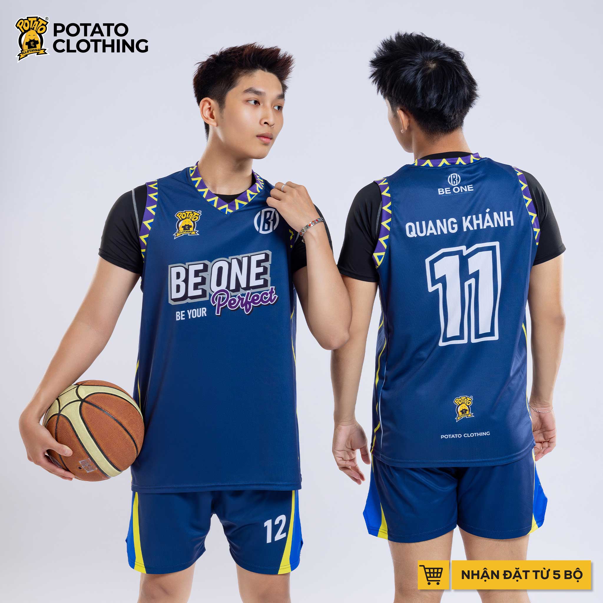 BST BÓNG RỔ ÉP NHIỆT XANH DƯƠNG