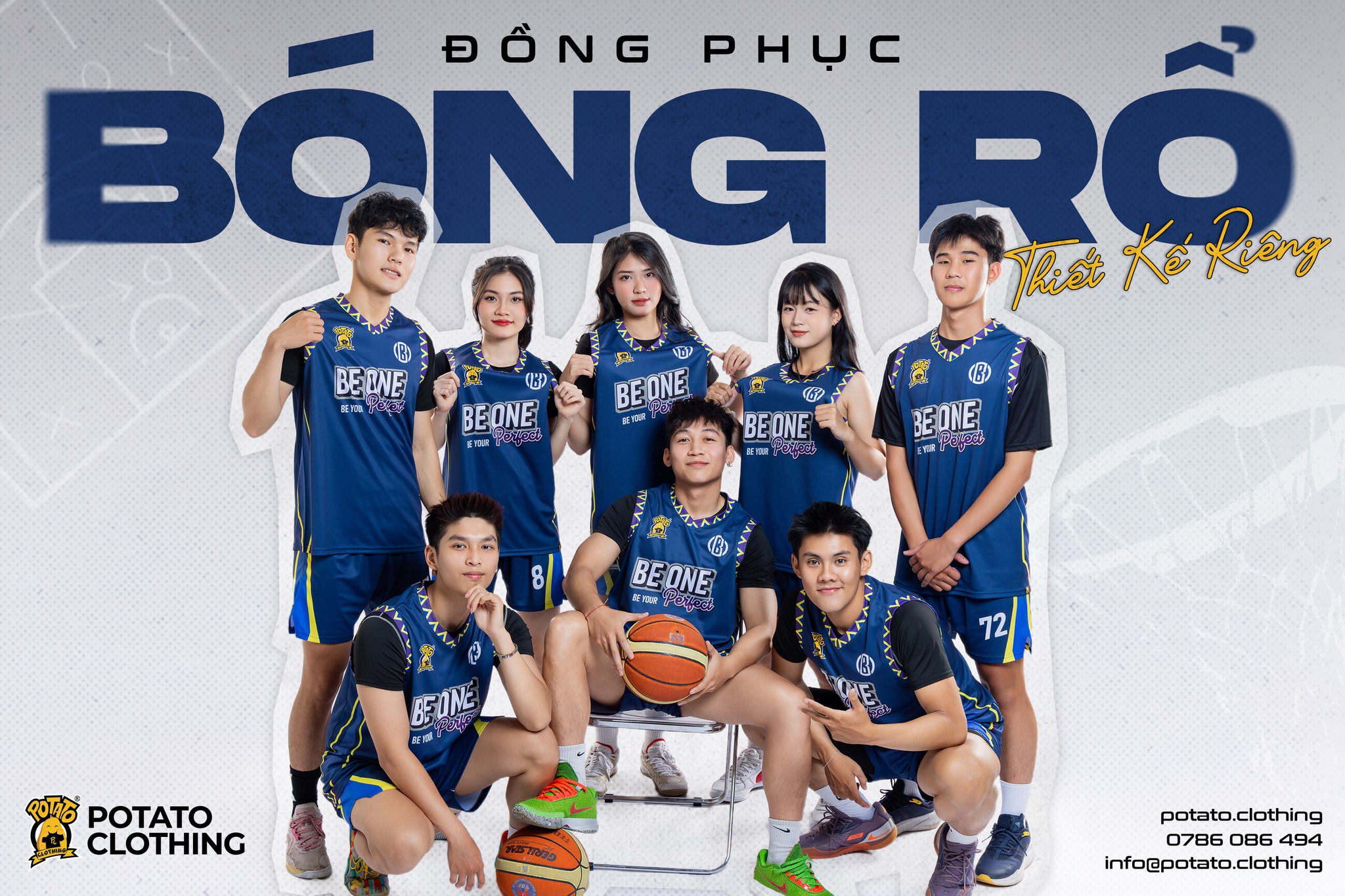 BST BÓNG RỔ ÉP NHIỆT XANH DƯƠNG