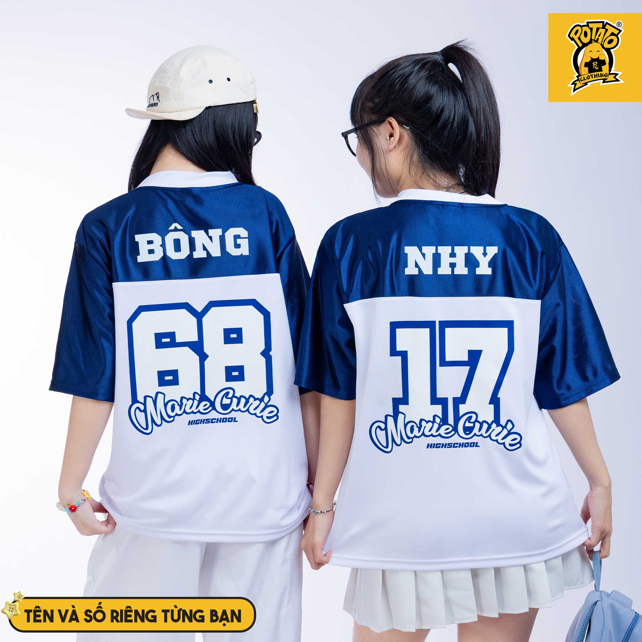 ÁO LỚP BÓNG BẦU DỤC 12A10 - MARIE CURIE